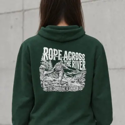 "Rope Across The River" Heavy Blend Unisex Pullover Hoodie