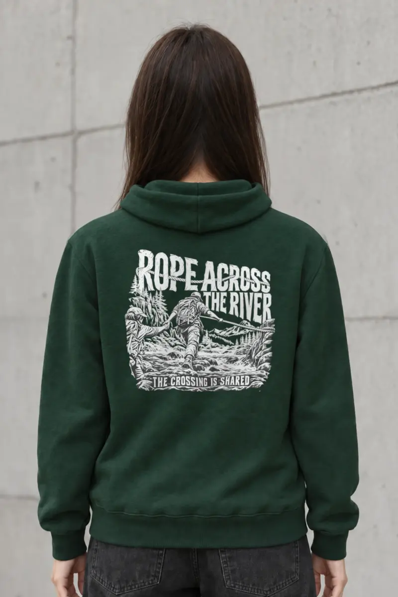 "Rope Across The River" Heavy Blend Unisex Pullover Hoodie