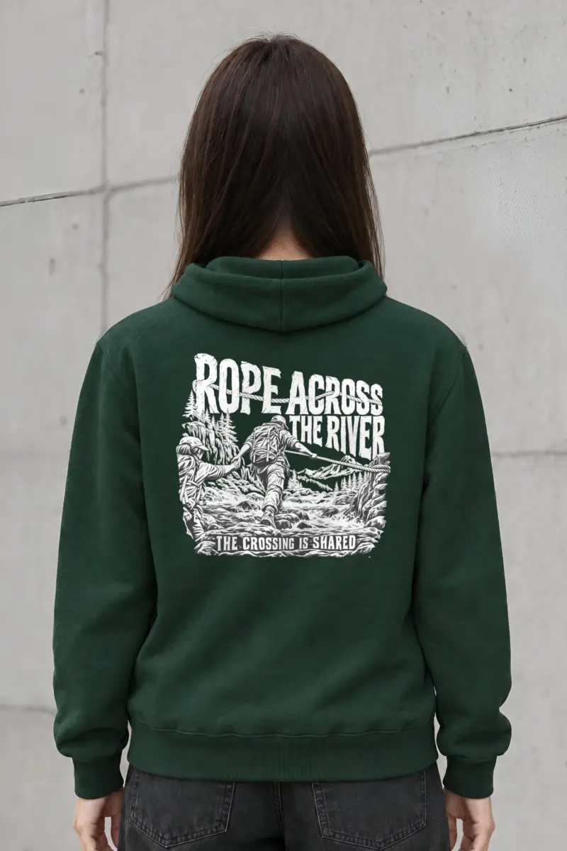"Rope Across The River" Heavy Blend Unisex Pullover Hoodie