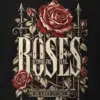 "Roses Beyond the Rail" Heavyweight Unisex Crewneck T-shirt
