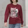 "Roses Have Ruined Nicer Coats" Unisex Longsleeve T-shirt