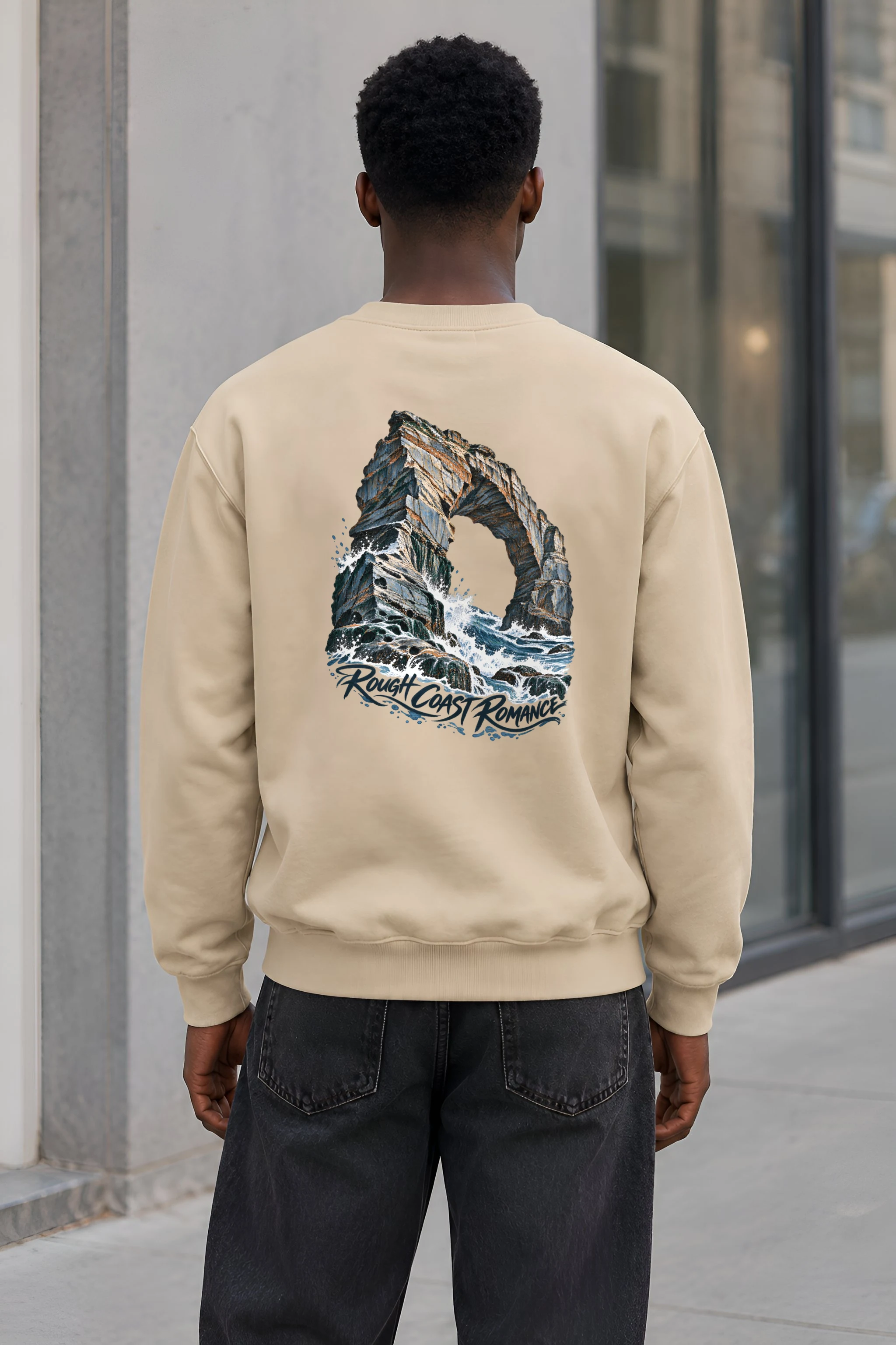 "Rough Coast Romance" Heavy Blend Unisex Crewneck Sweatshirt