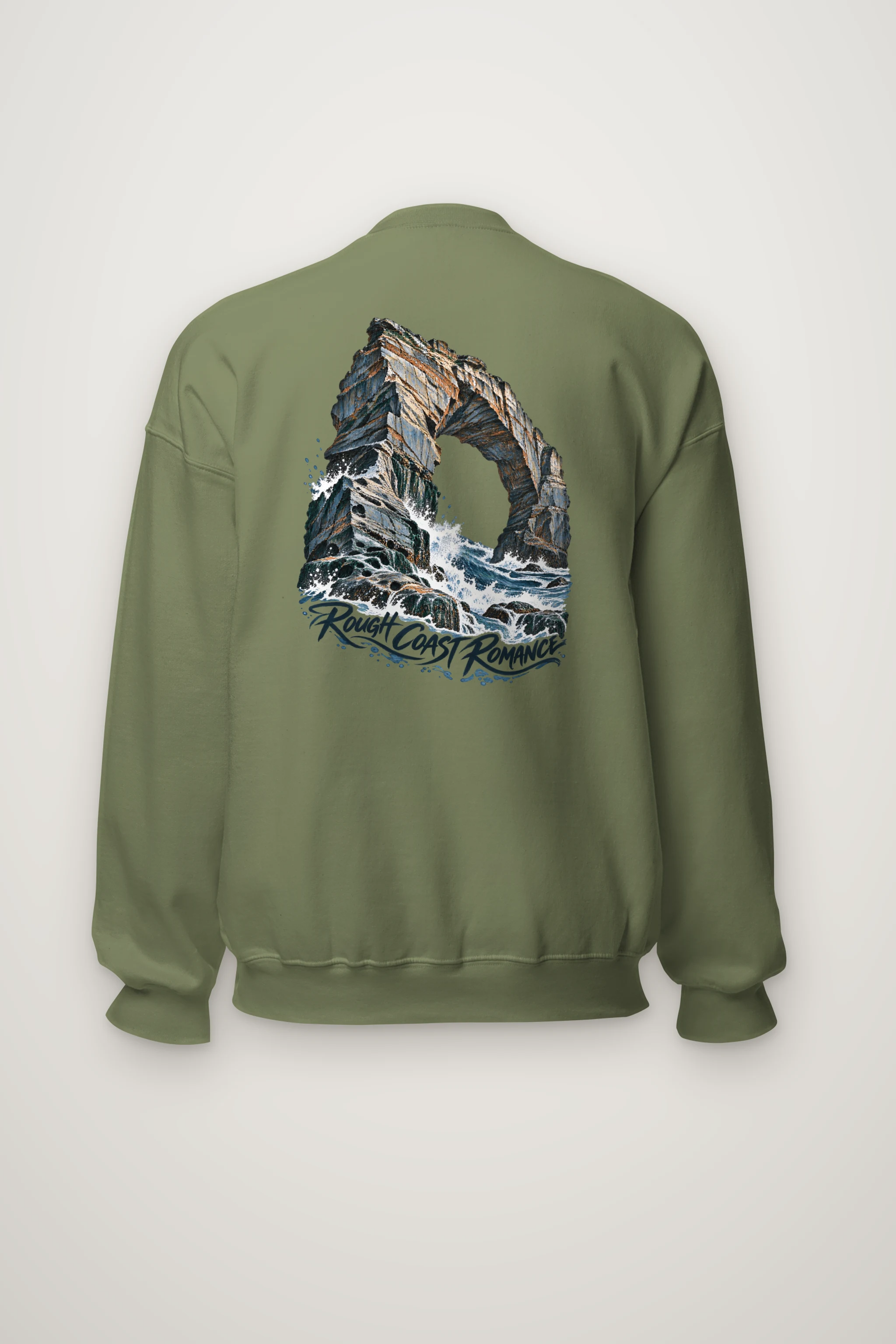 "Rough Coast Romance" Heavy Blend Unisex Crewneck Sweatshirt