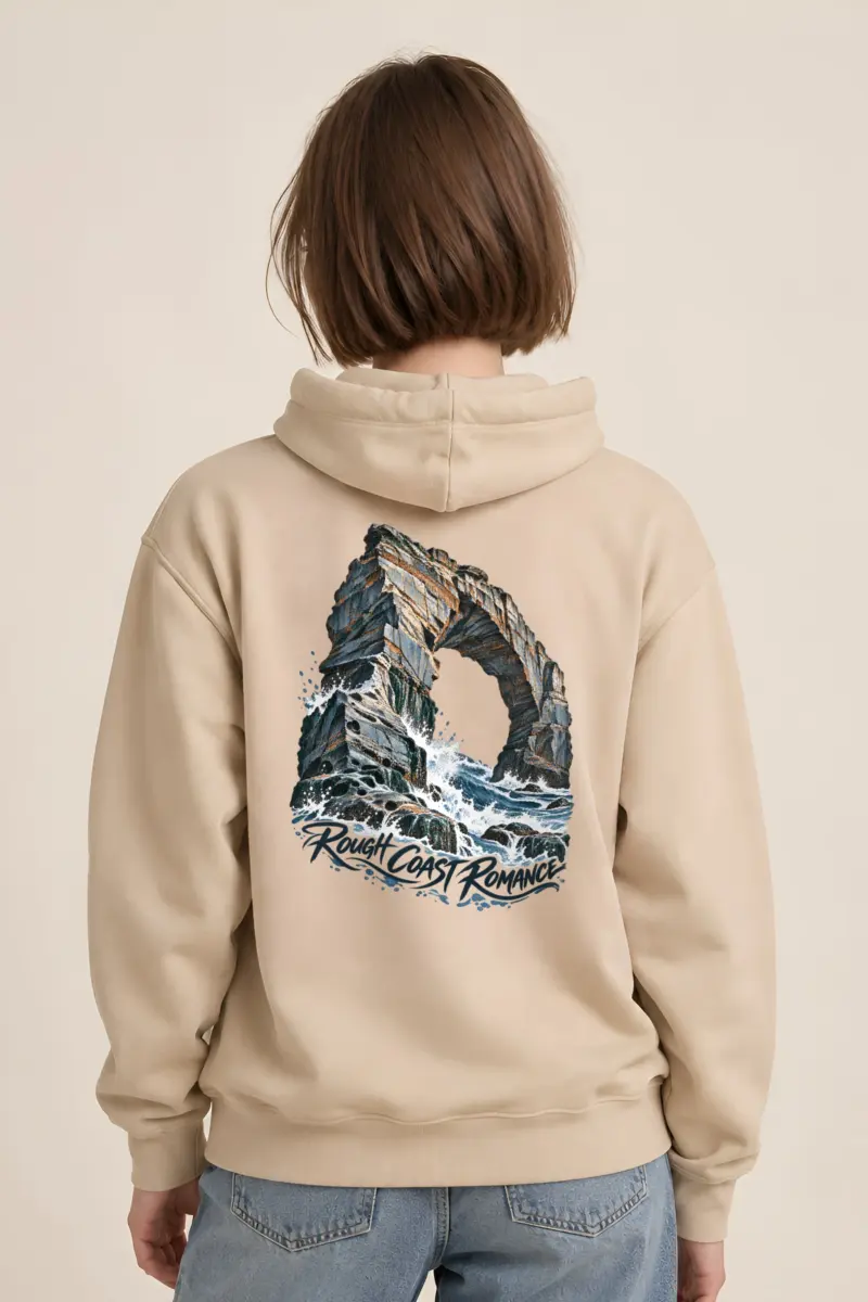 “Rough Coast Romance” Heavy Blend Unisex Pullover Hoodie
