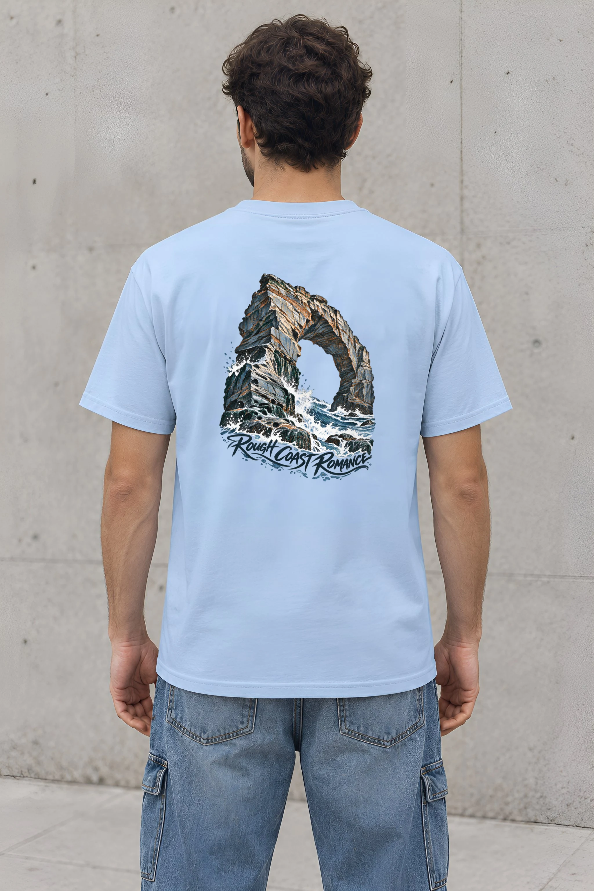 "Rough Coast Romance" Heavyweight Unisex Crewneck T-shirt