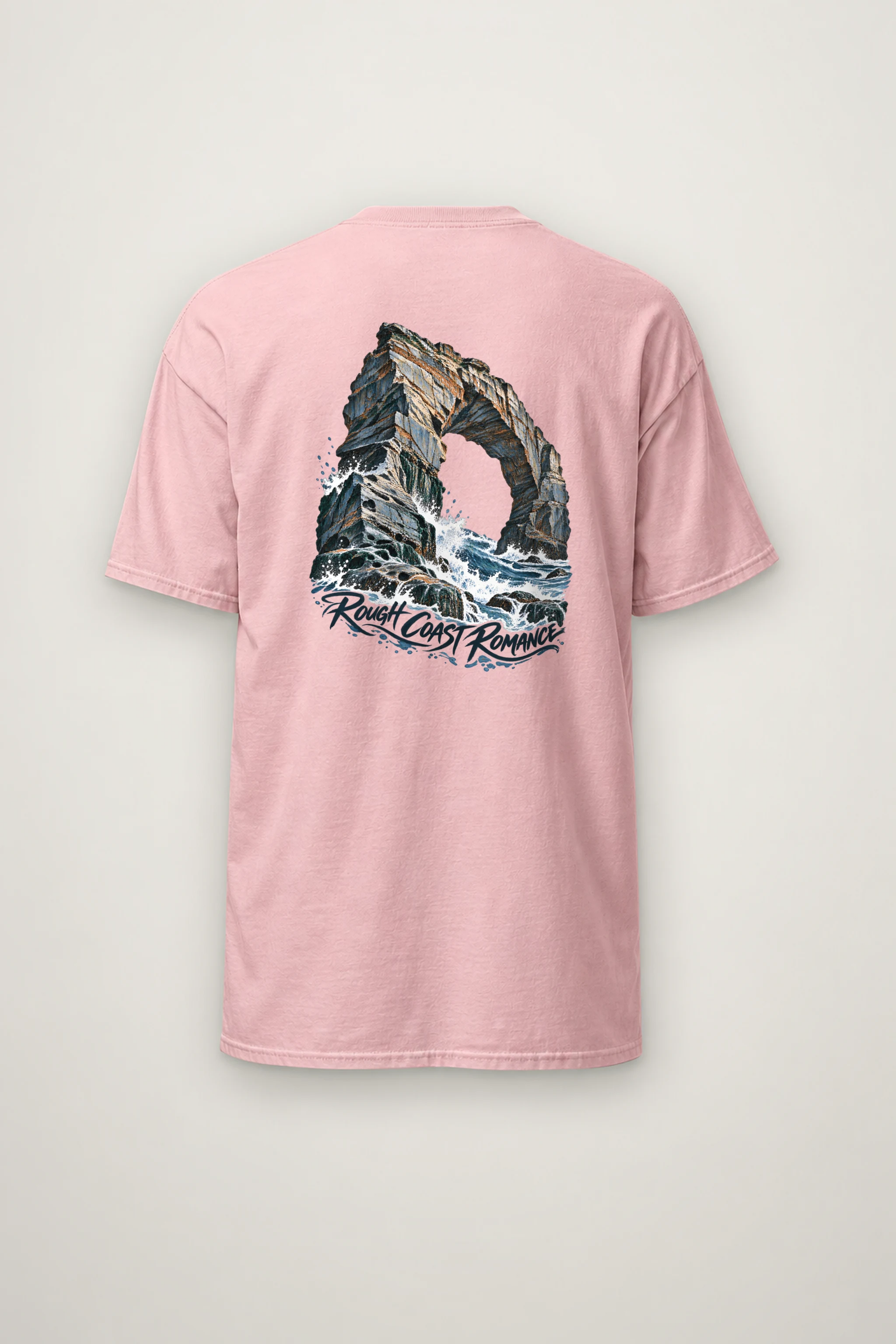 "Rough Coast Romance" Heavyweight Unisex Crewneck T-shirt