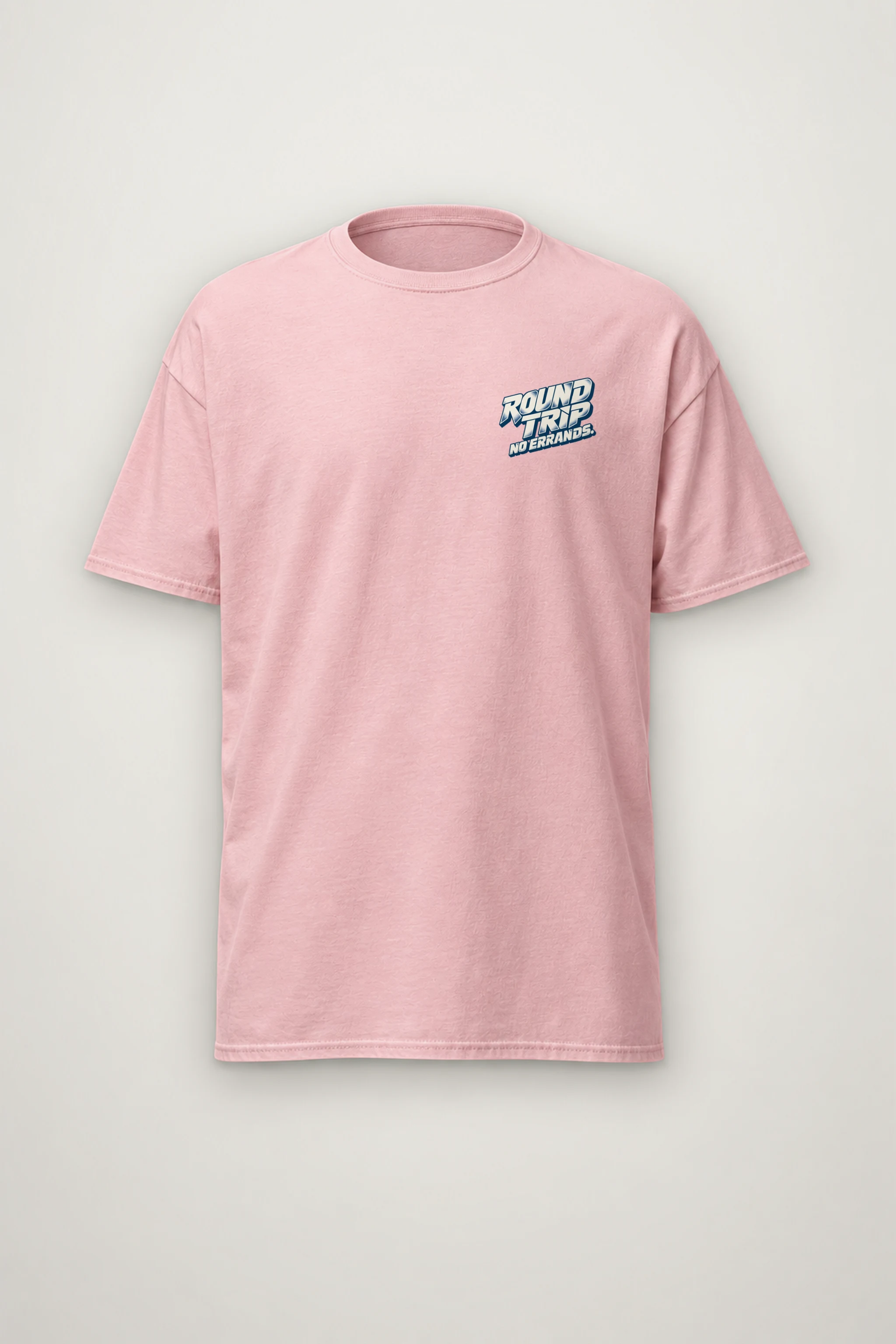 "Round Trip No Errands" Heavyweight Unisex Crewneck T-shirt