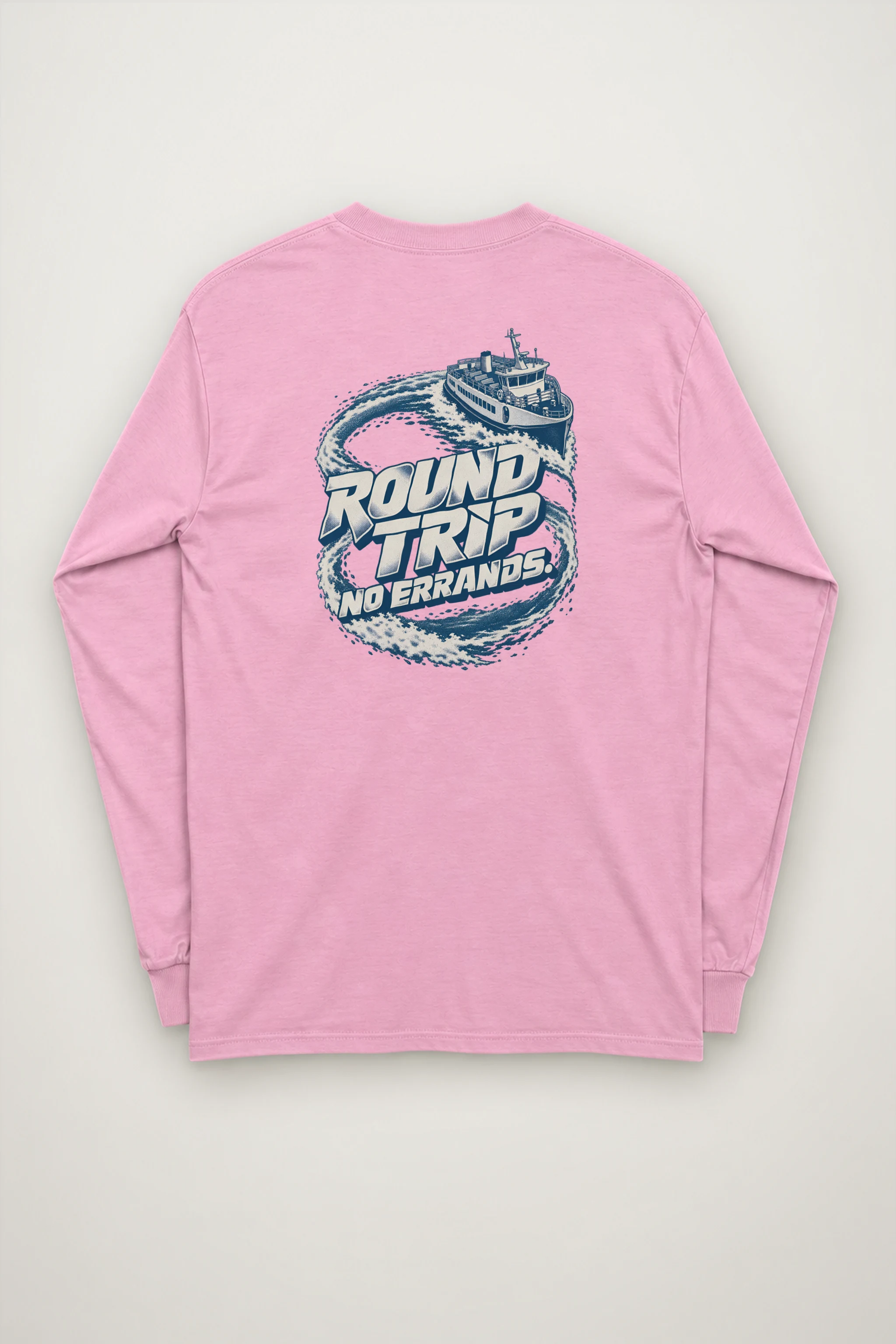 "Round Trip No Errands" Unisex Longsleeve T-shirt