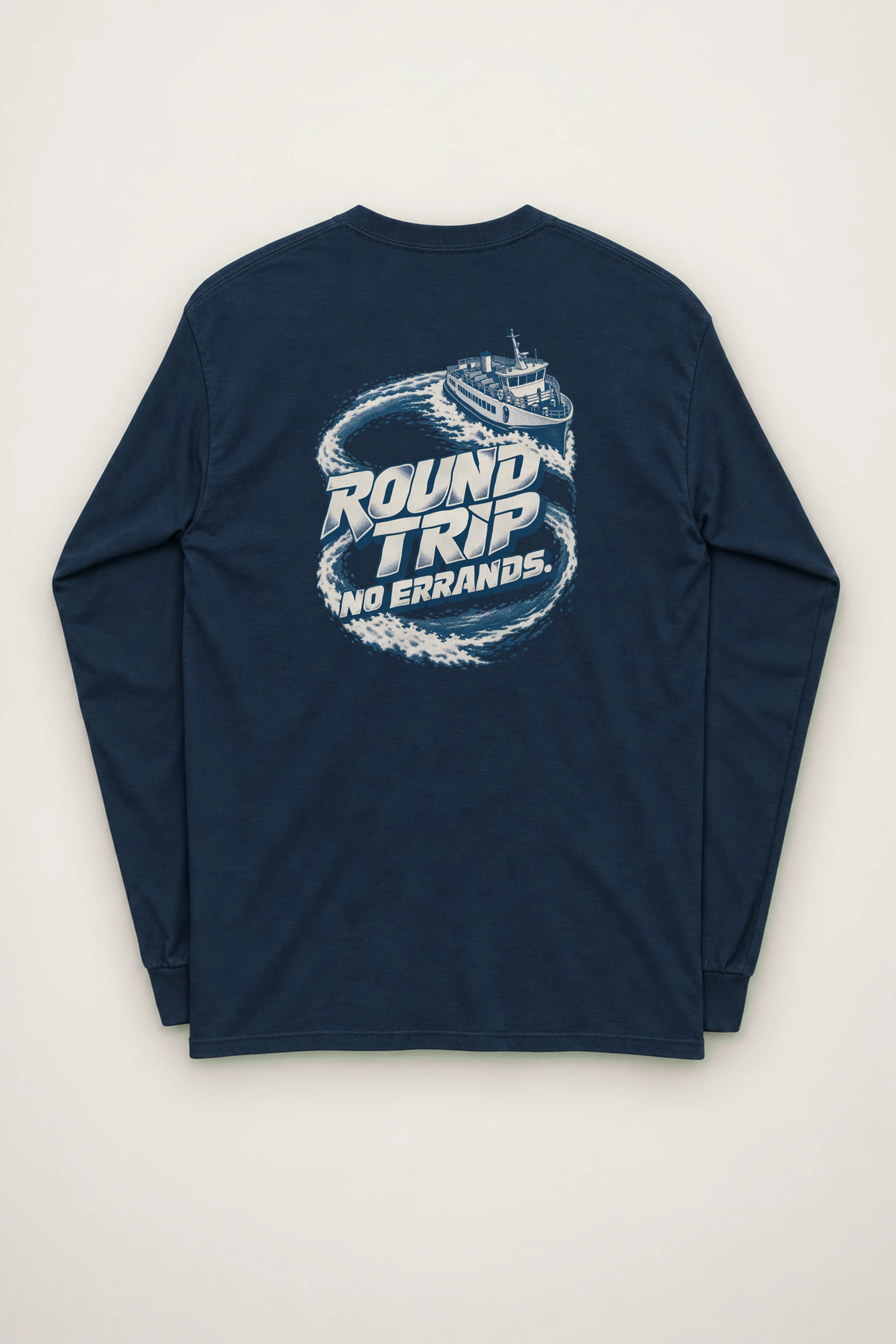 "Round Trip No Errands" Unisex Longsleeve T-shirt