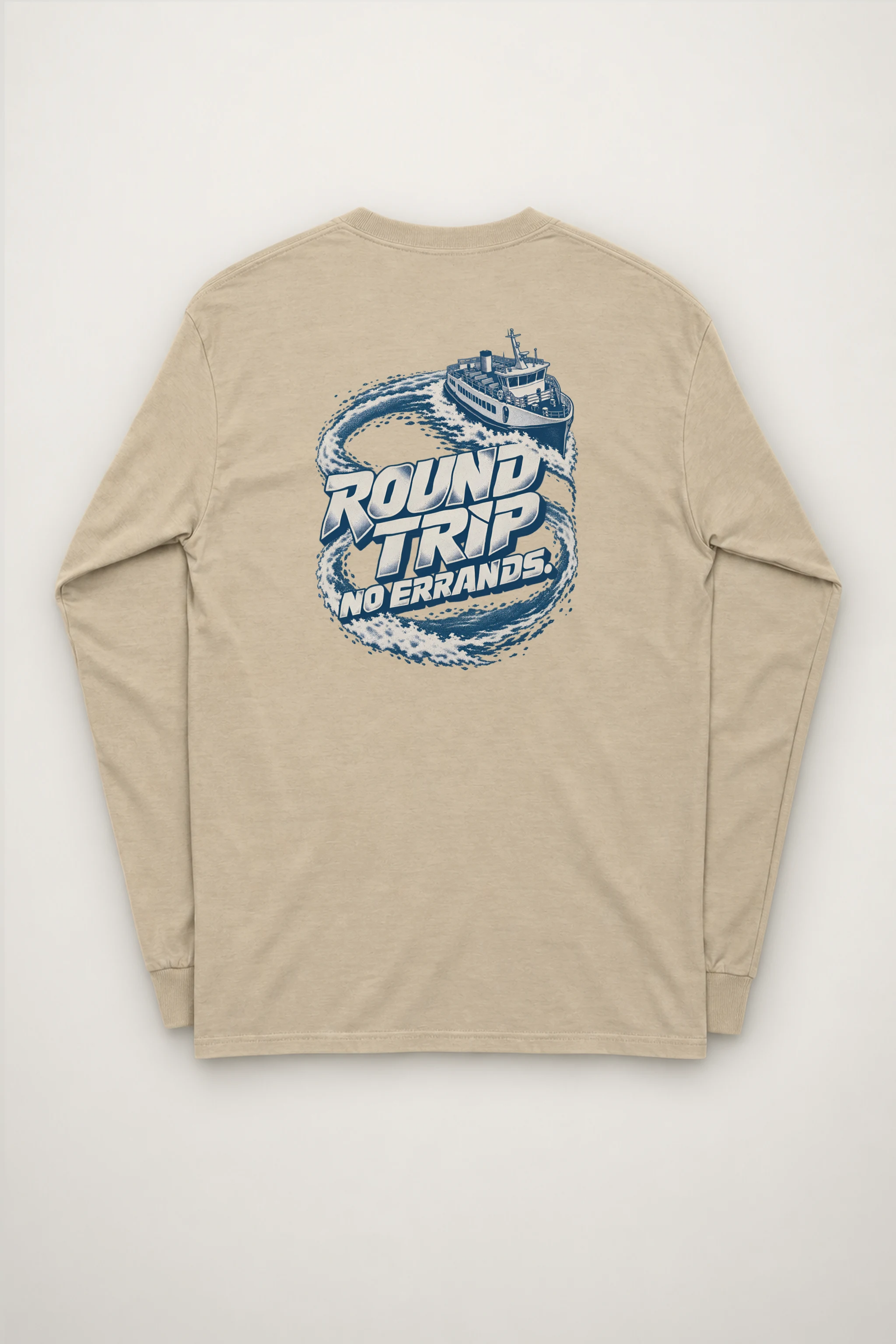 "Round Trip No Errands" Unisex Longsleeve T-shirt