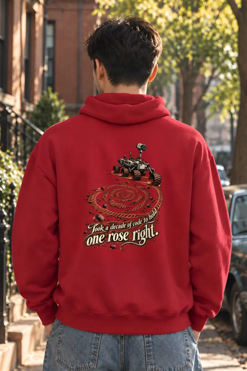 “Rover Track Rose” Unisex Pullover Hoodie