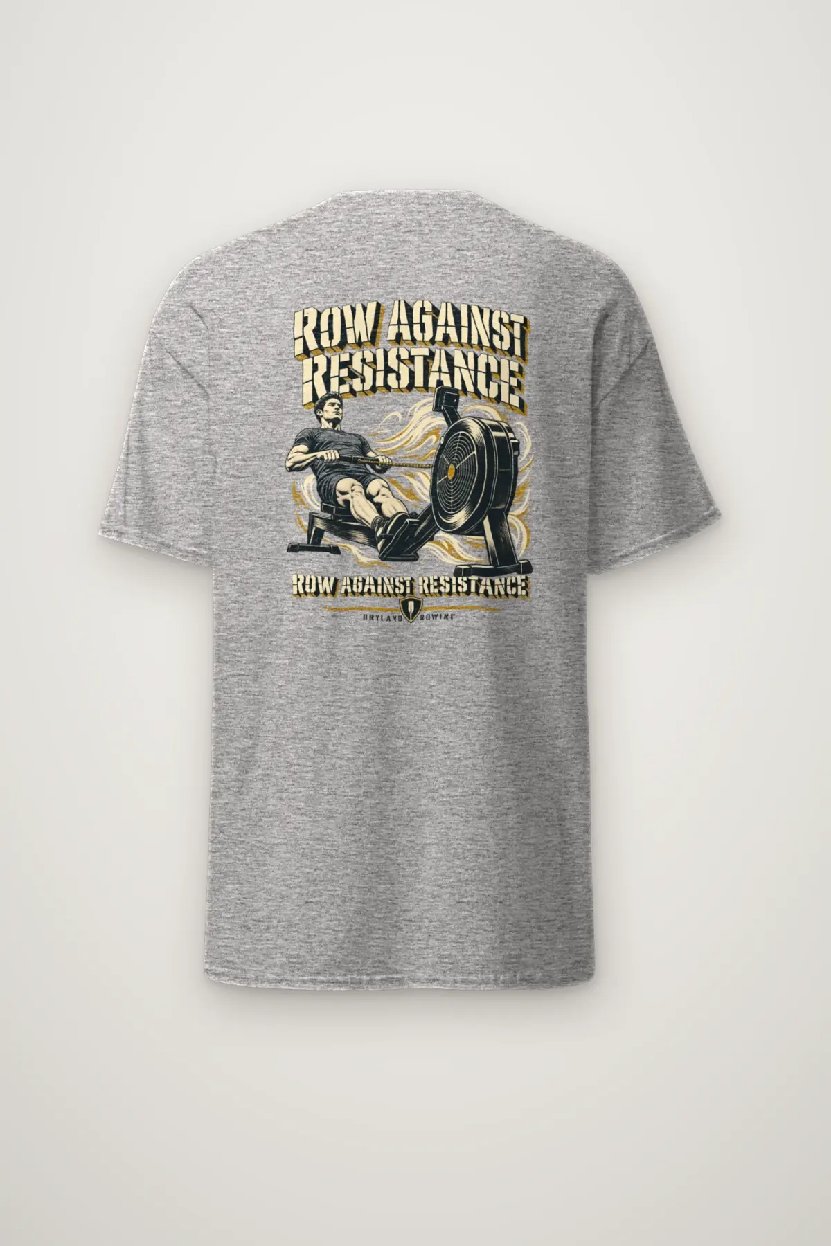 "Row Against Resistance" Heavyweight Unisex Crewneck T-shirt