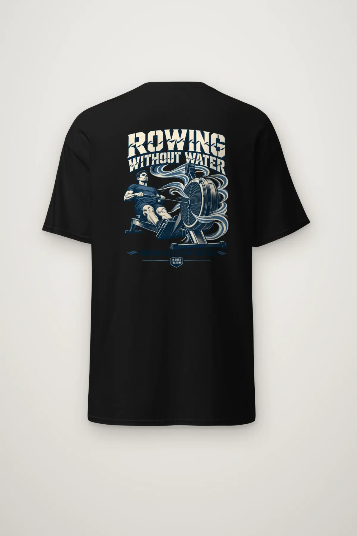 "Rowing Without Water" Heavyweight Unisex Crewneck T-shirt