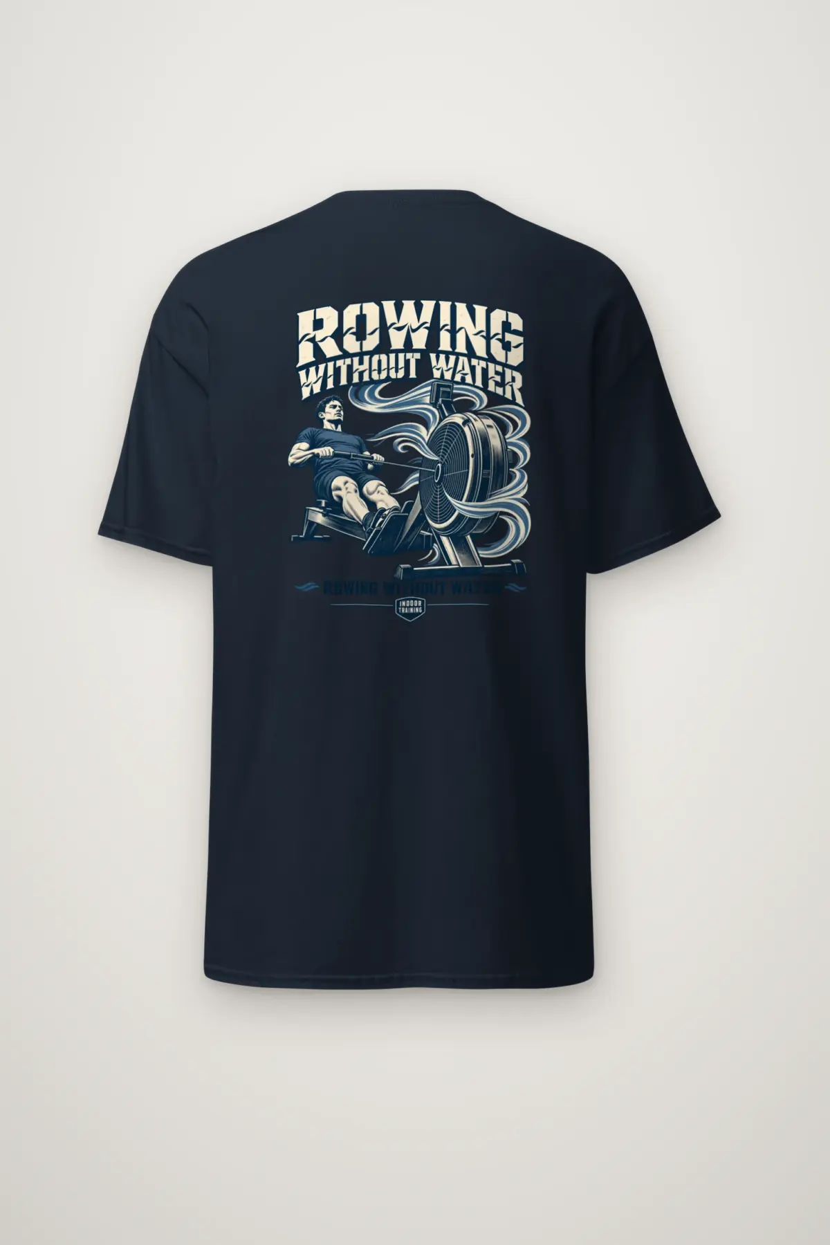 "Rowing Without Water" Heavyweight Unisex Crewneck T-shirt