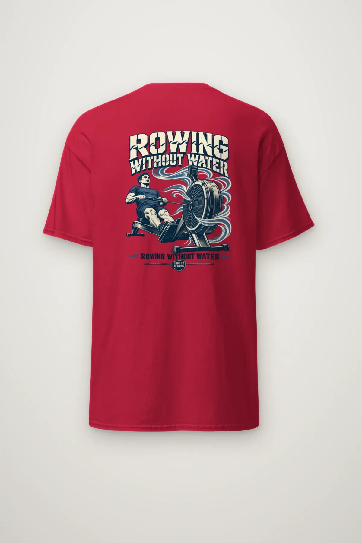"Rowing Without Water" Heavyweight Unisex Crewneck T-shirt