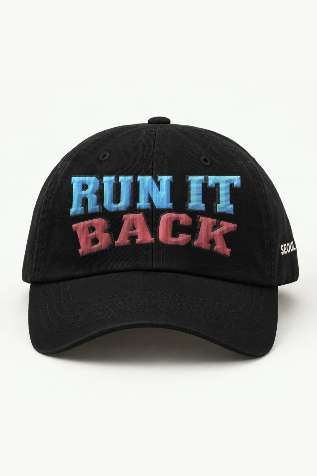 "RUN IT BACK" Classic Dad Hat · Embroidered