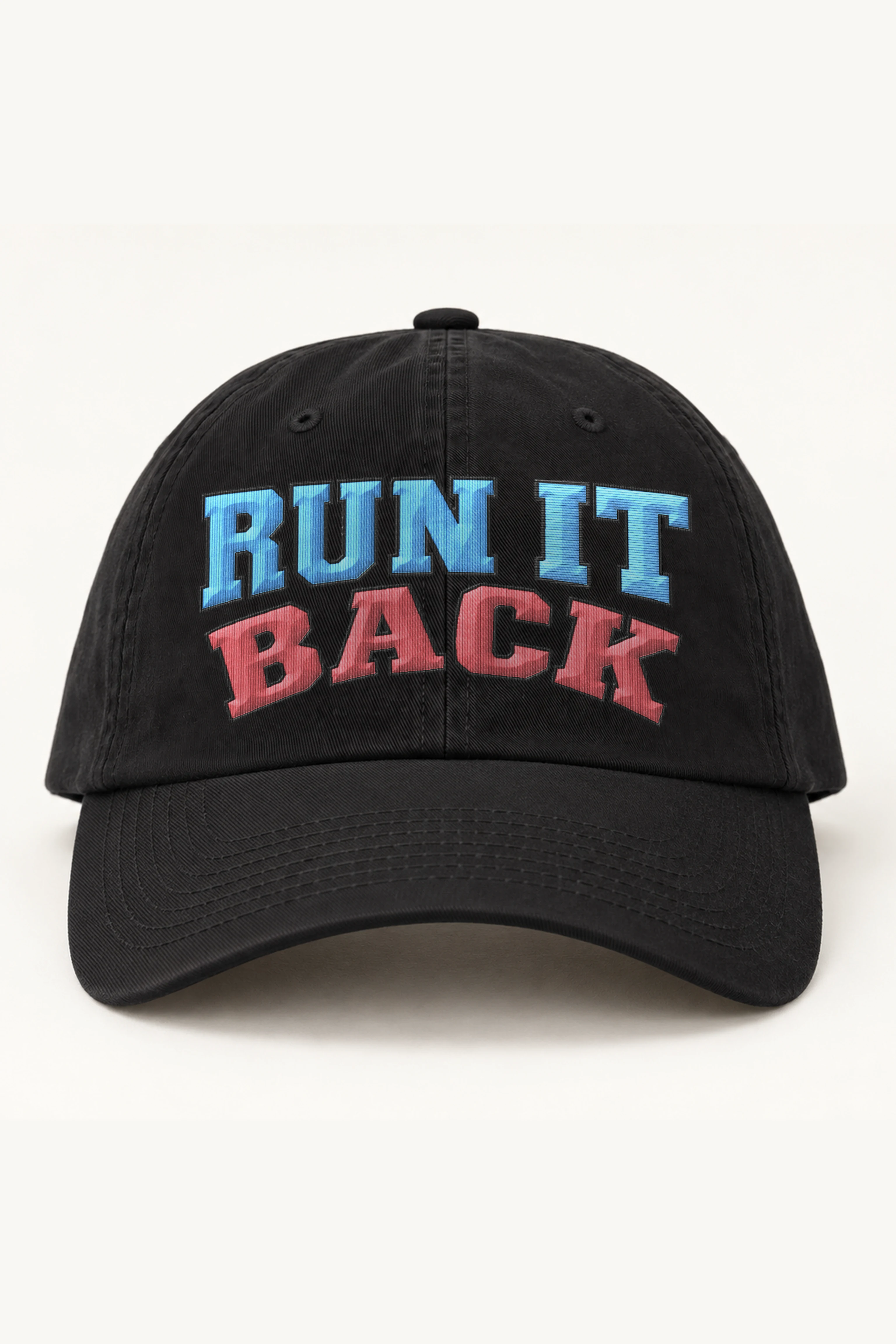 "RUN IT BACK" Classic Dad Hat · Embroidered
