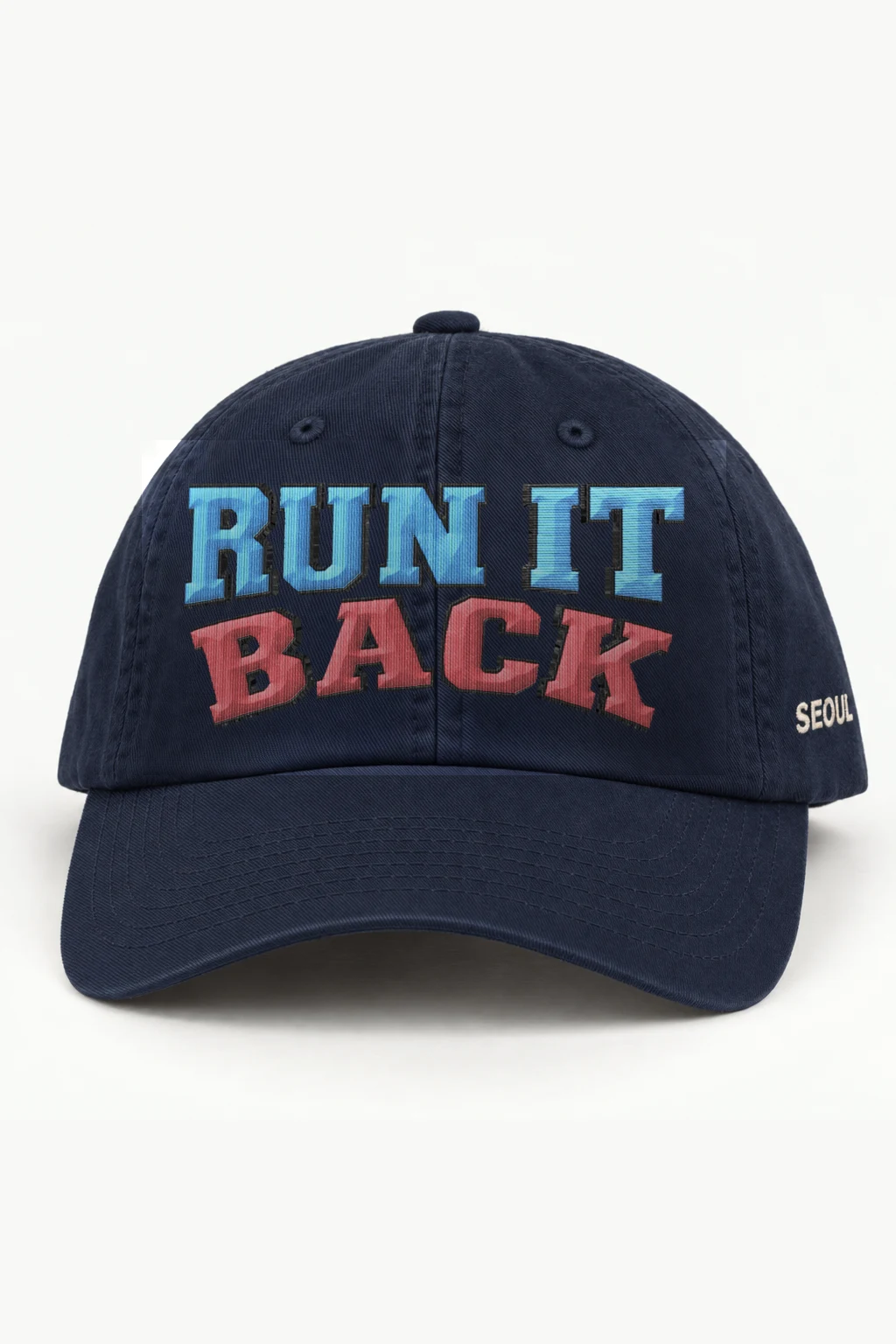 "RUN IT BACK" Classic Dad Hat · Embroidered