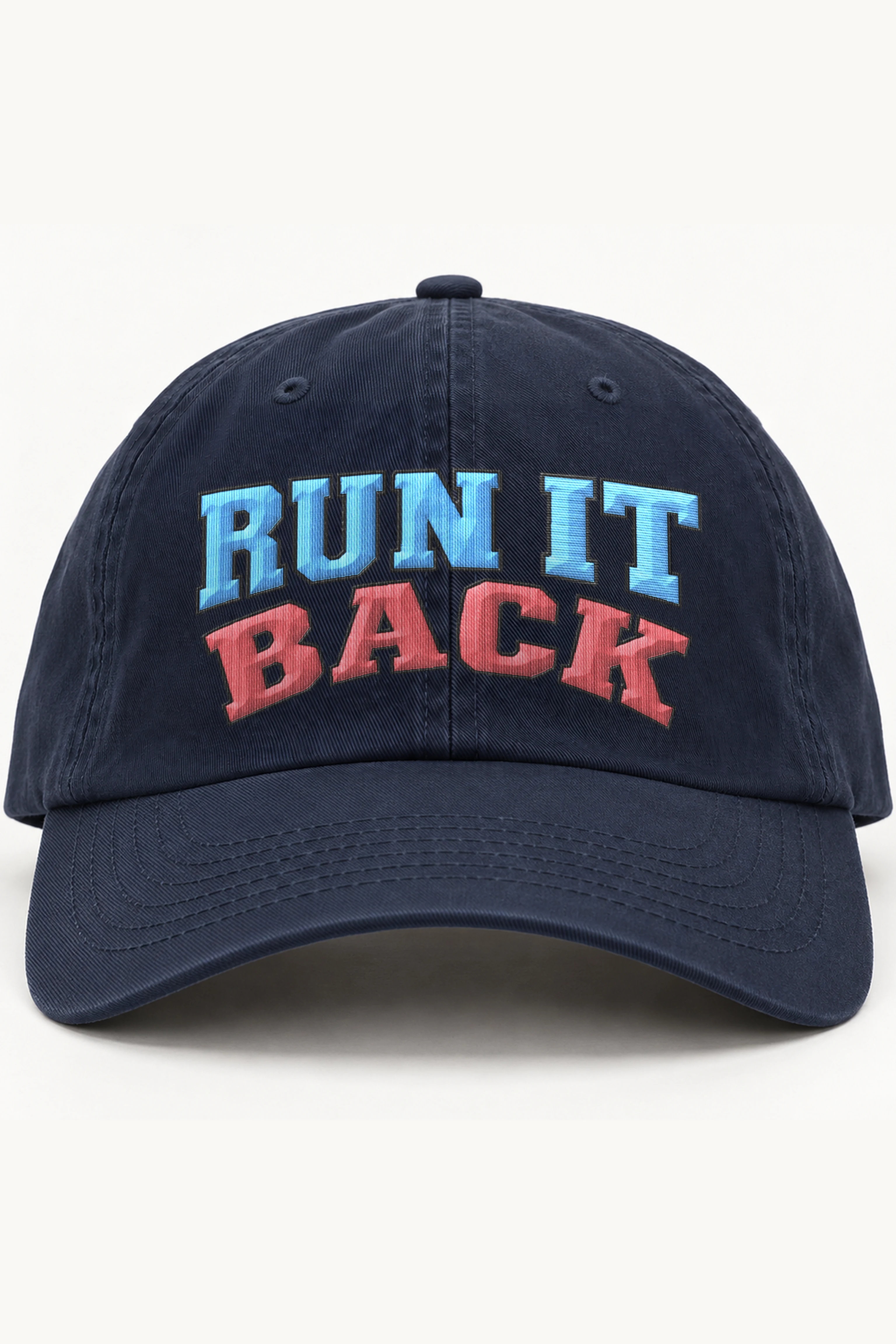 "RUN IT BACK" Classic Dad Hat · Embroidered