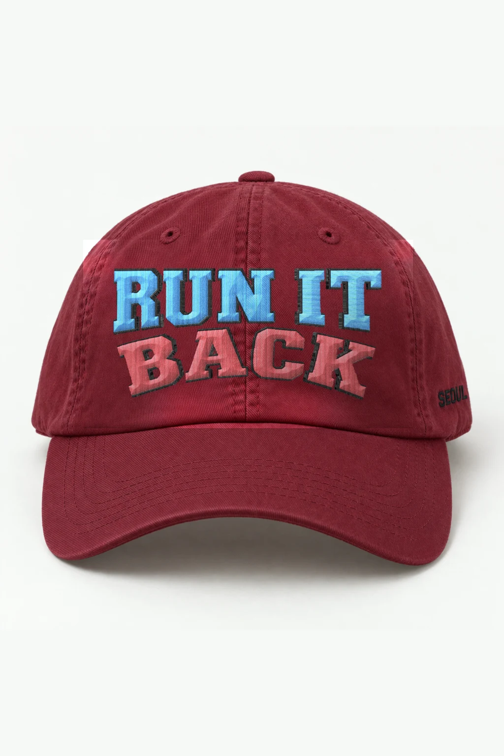 "RUN IT BACK" Classic Dad Hat · Embroidered