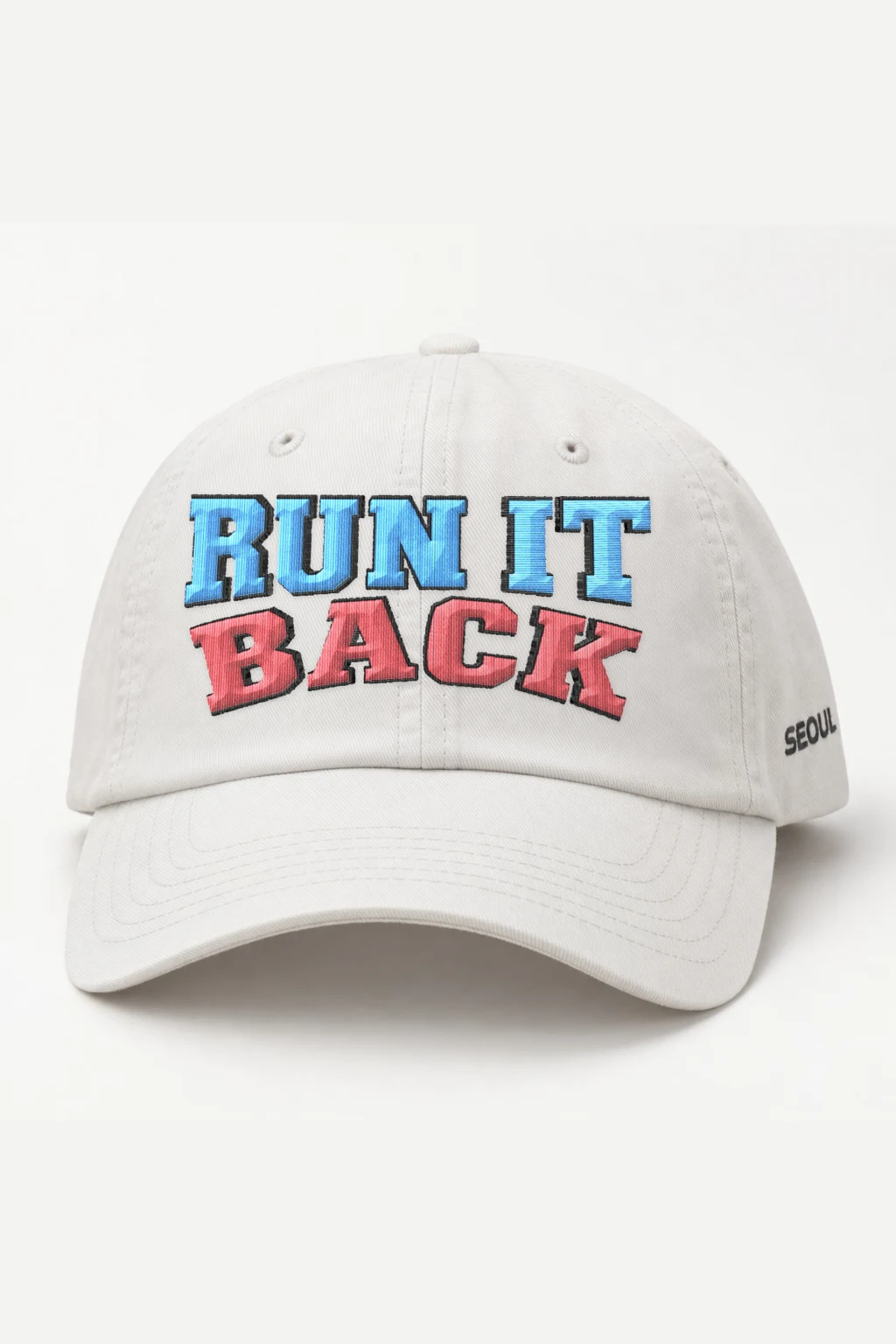 "RUN IT BACK" Classic Dad Hat · Embroidered