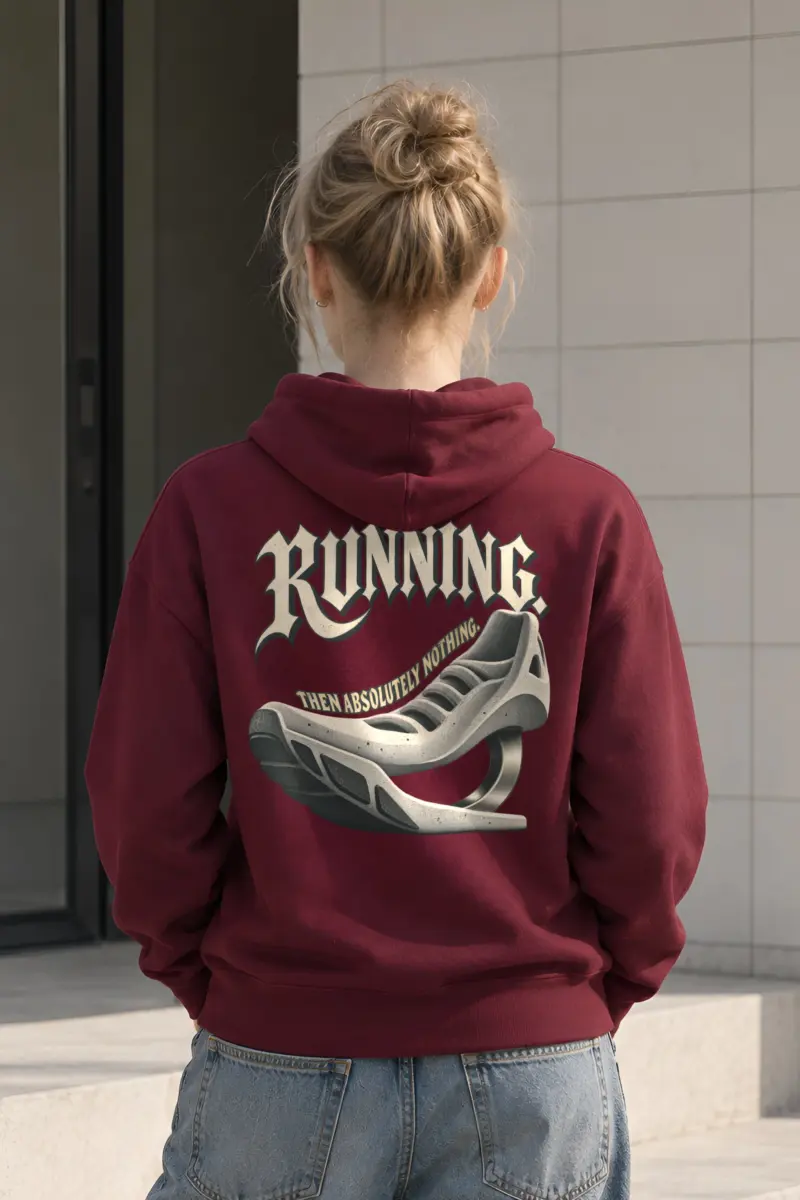 “Running Then Absolutely Nothing” Heavy Blend Unisex Pullover Hoodie