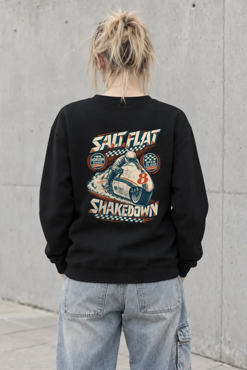 “Salt Flat Shakedown” Heavy Blend Unisex Crewneck Sweatshirt