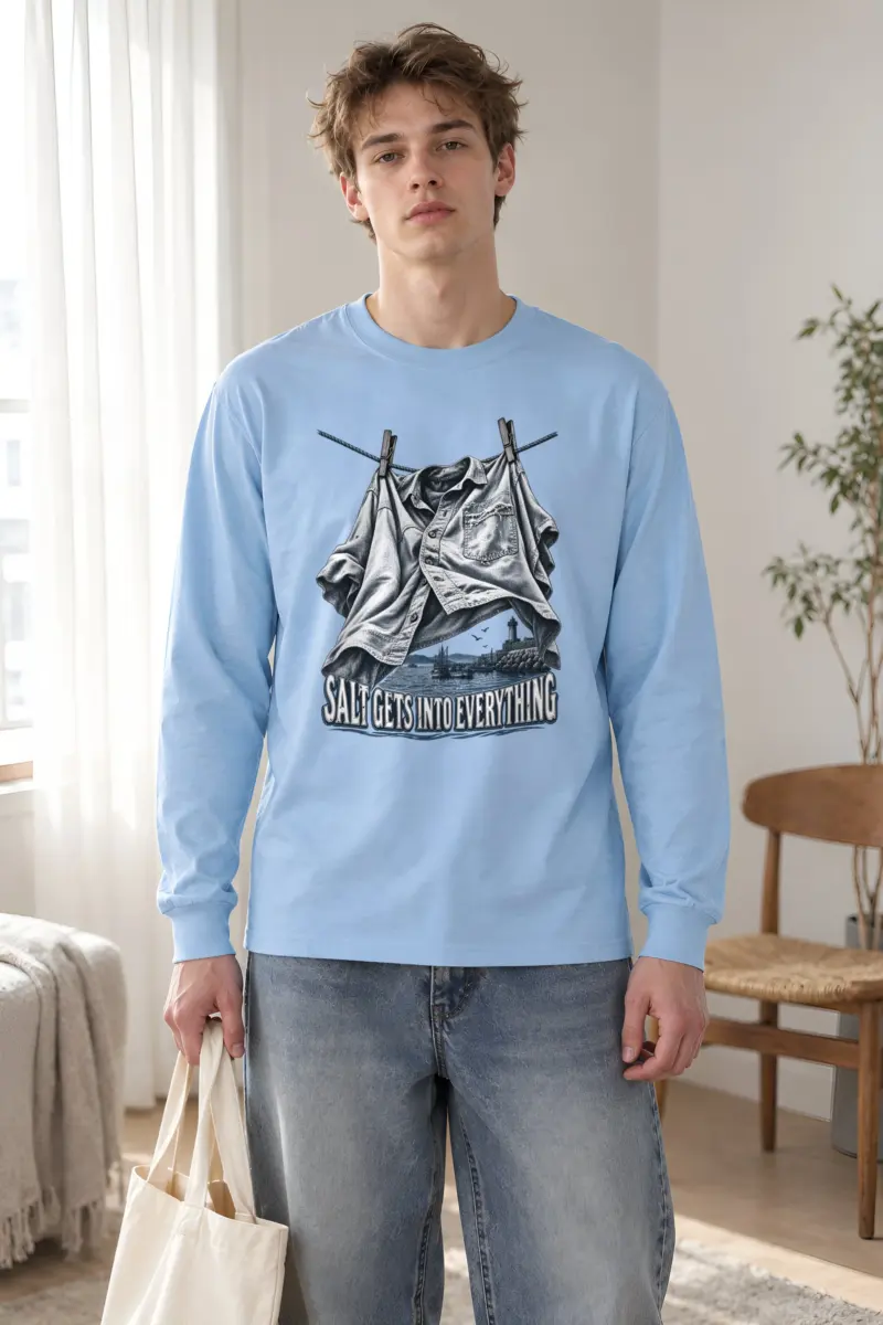“Salt Gets Into Everything” Unisex Longsleeve T-shirt