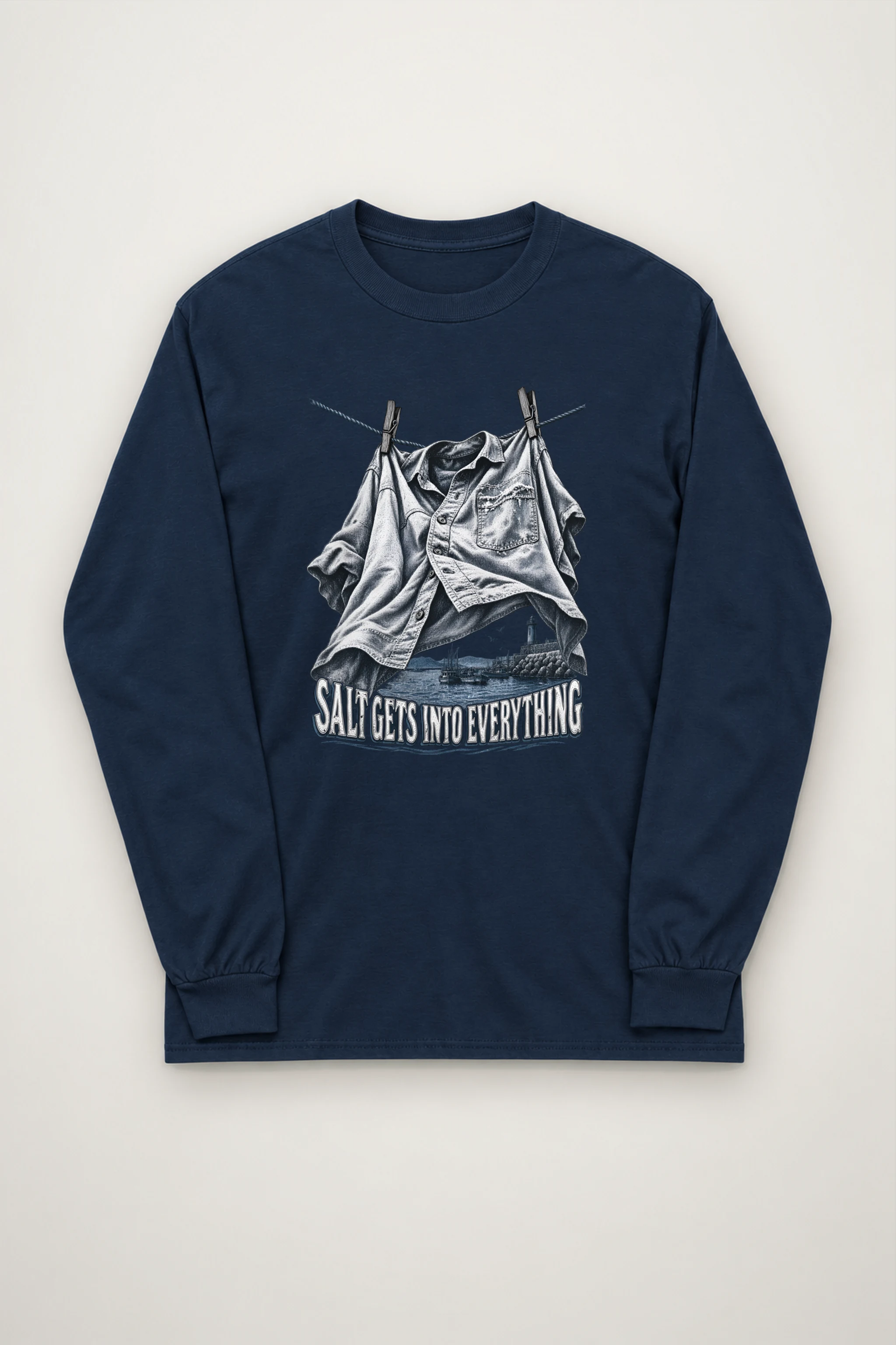 "Salt Gets Into Everything" Unisex Longsleeve T-shirt