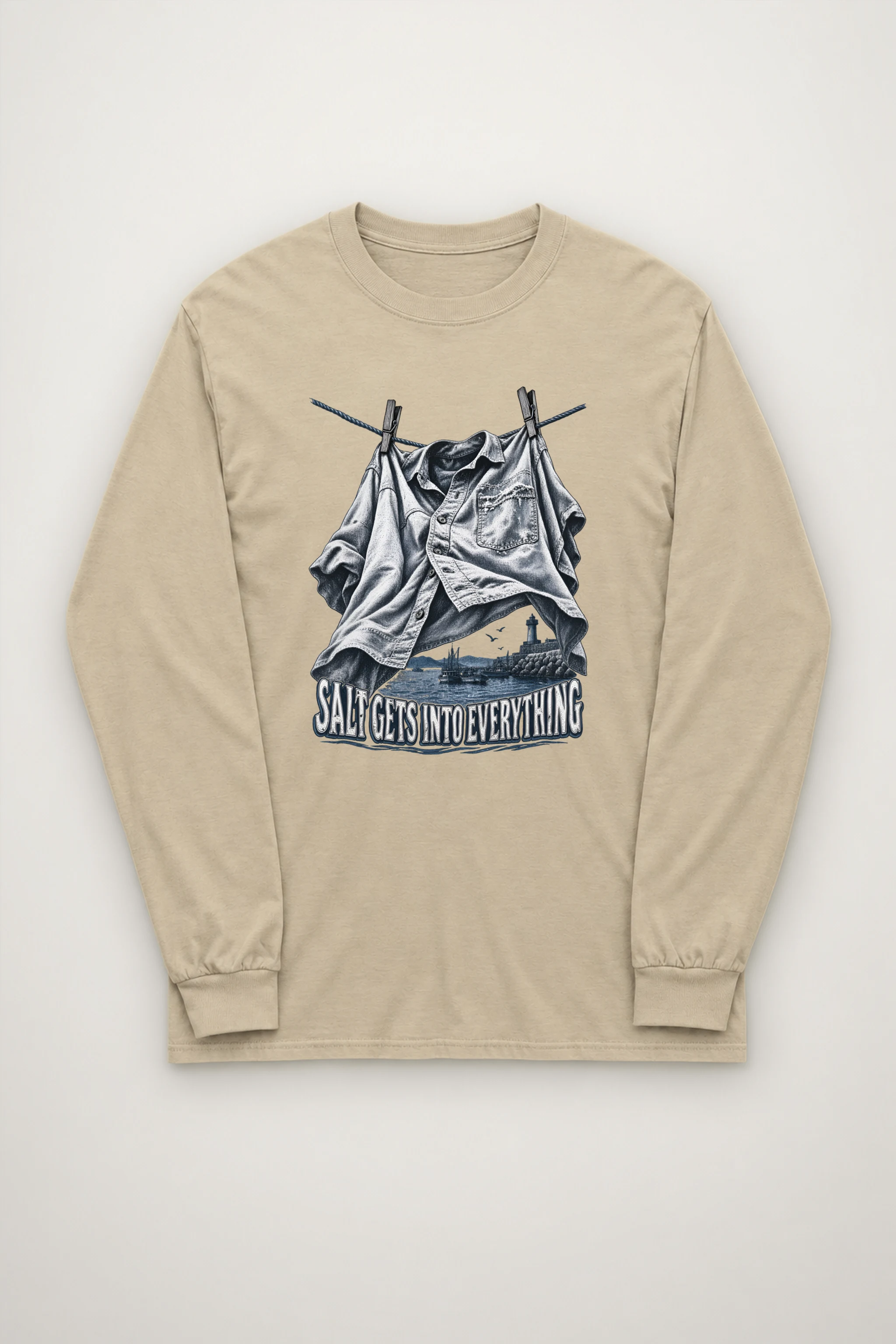 "Salt Gets Into Everything" Unisex Longsleeve T-shirt