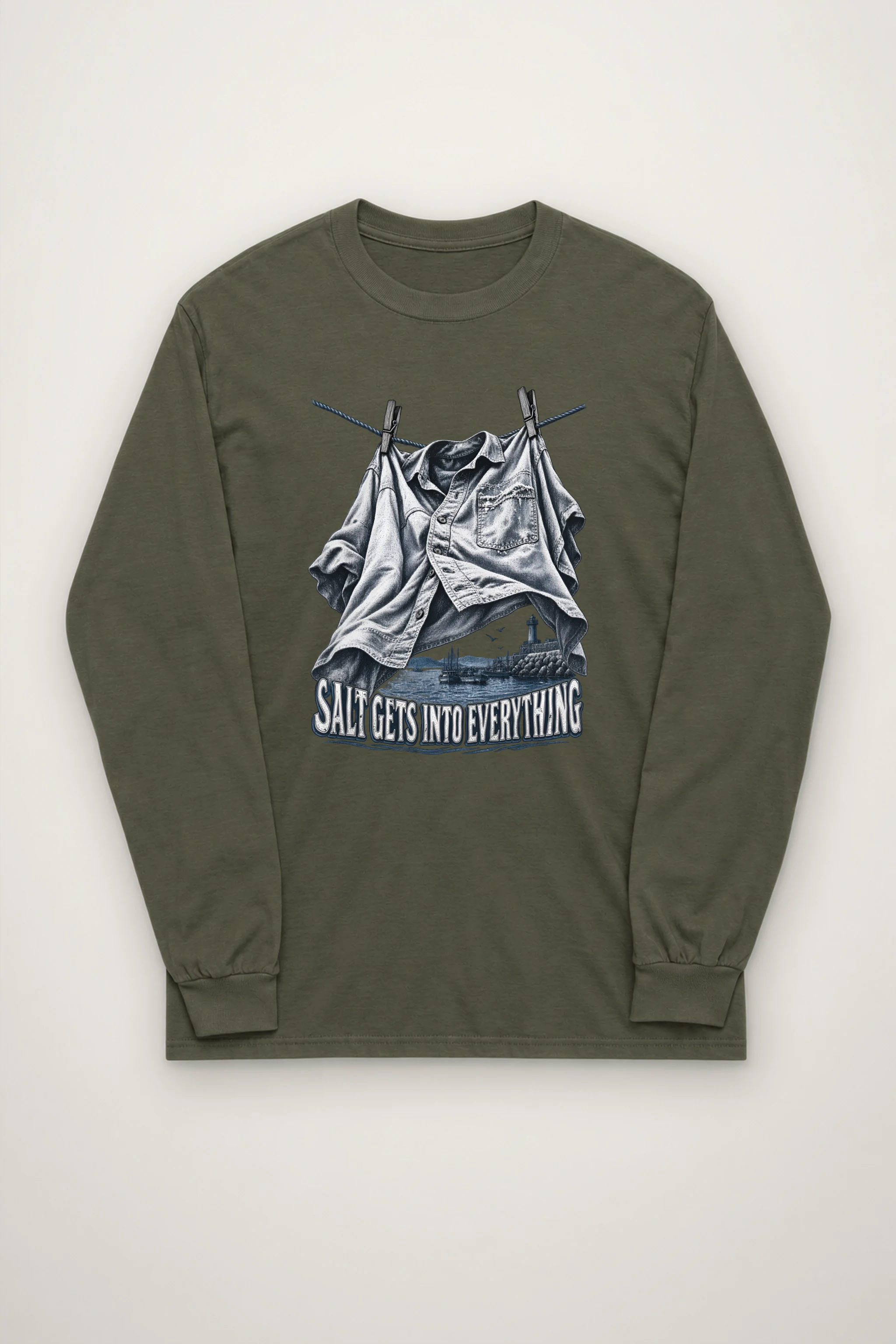 "Salt Gets Into Everything" Unisex Longsleeve T-shirt