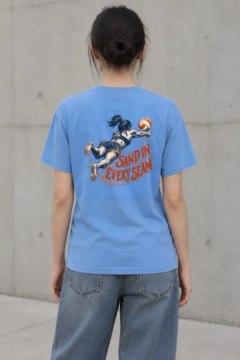 "Sand in Every Seam" Heavyweight Unisex Crewneck T-shirt
