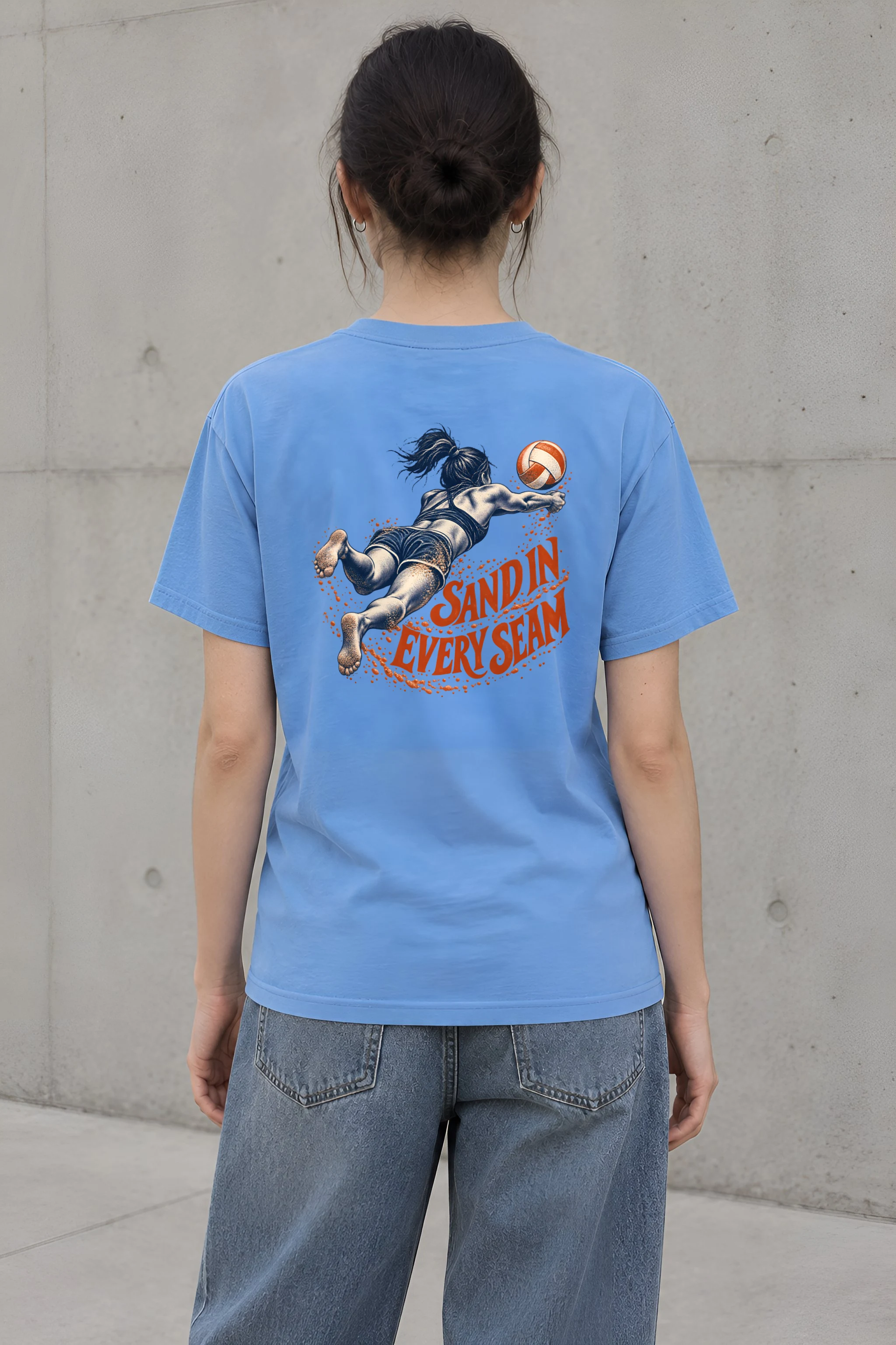 "Sand in Every Seam" Heavyweight Unisex Crewneck T-shirt