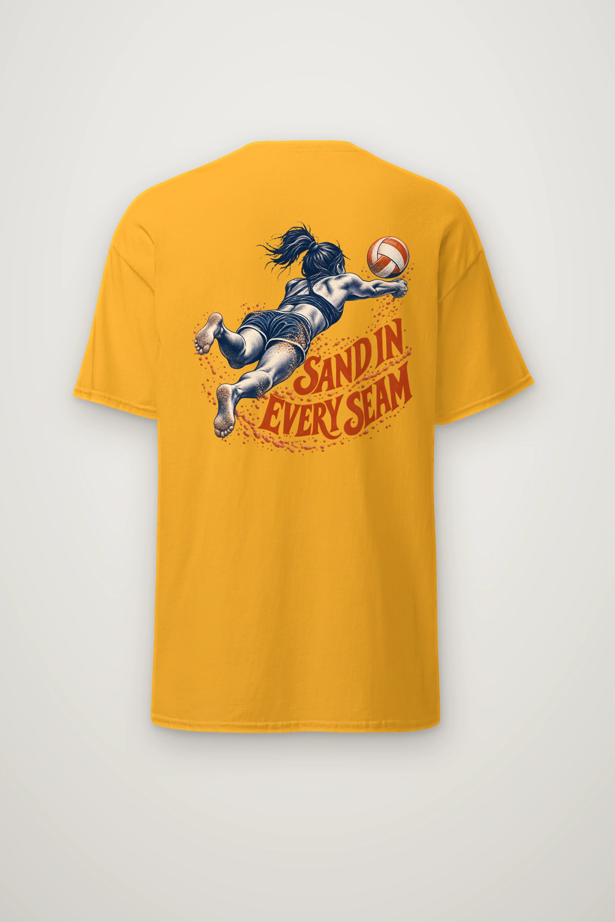 "Sand in Every Seam" Heavyweight Unisex Crewneck T-shirt