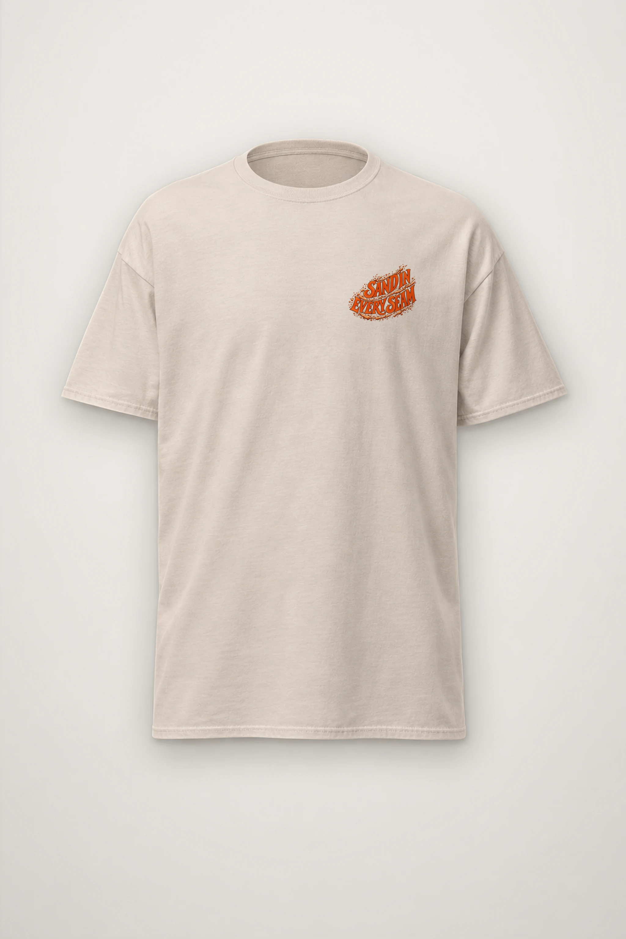 "Sand in Every Seam" Heavyweight Unisex Crewneck T-shirt
