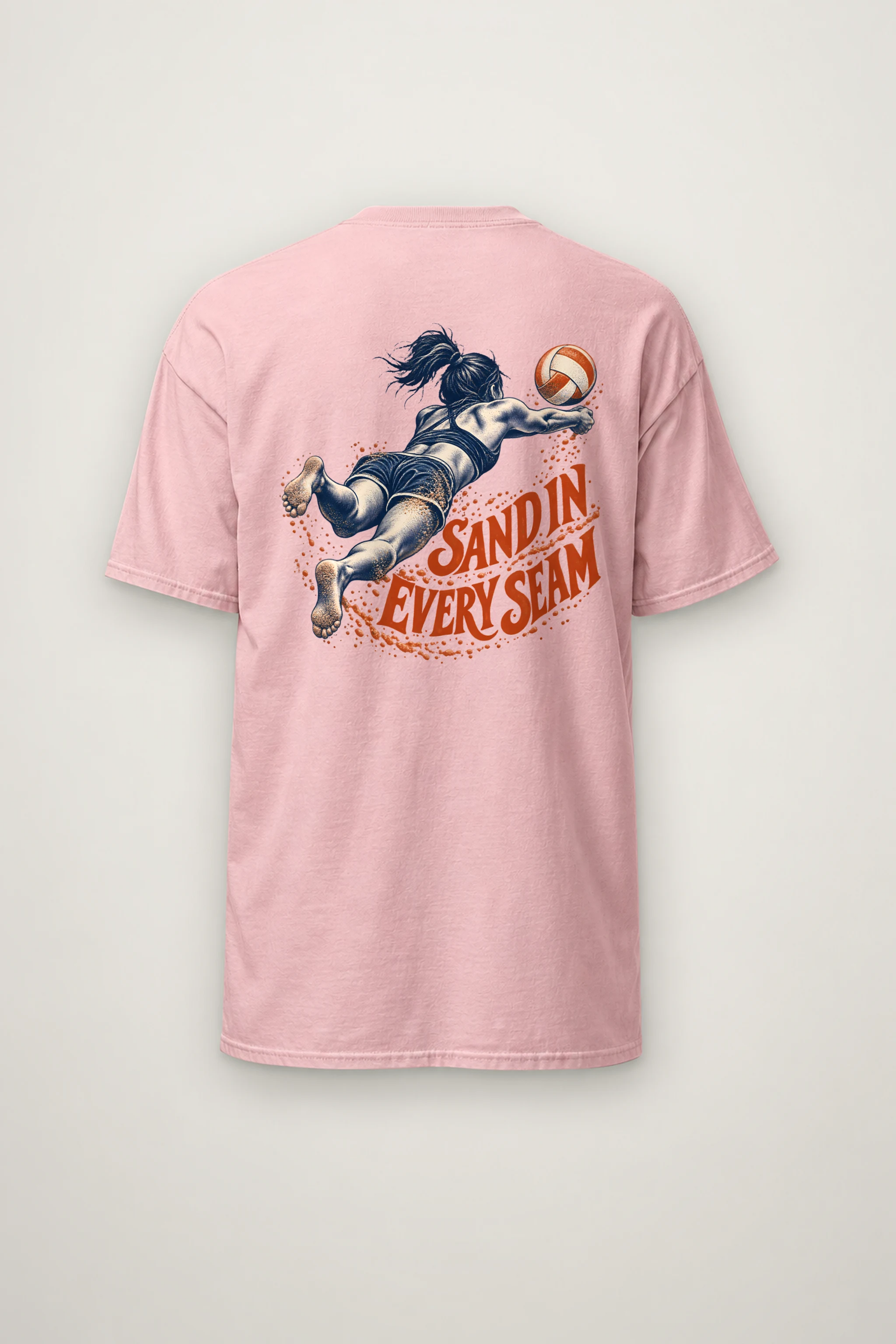 "Sand in Every Seam" Heavyweight Unisex Crewneck T-shirt