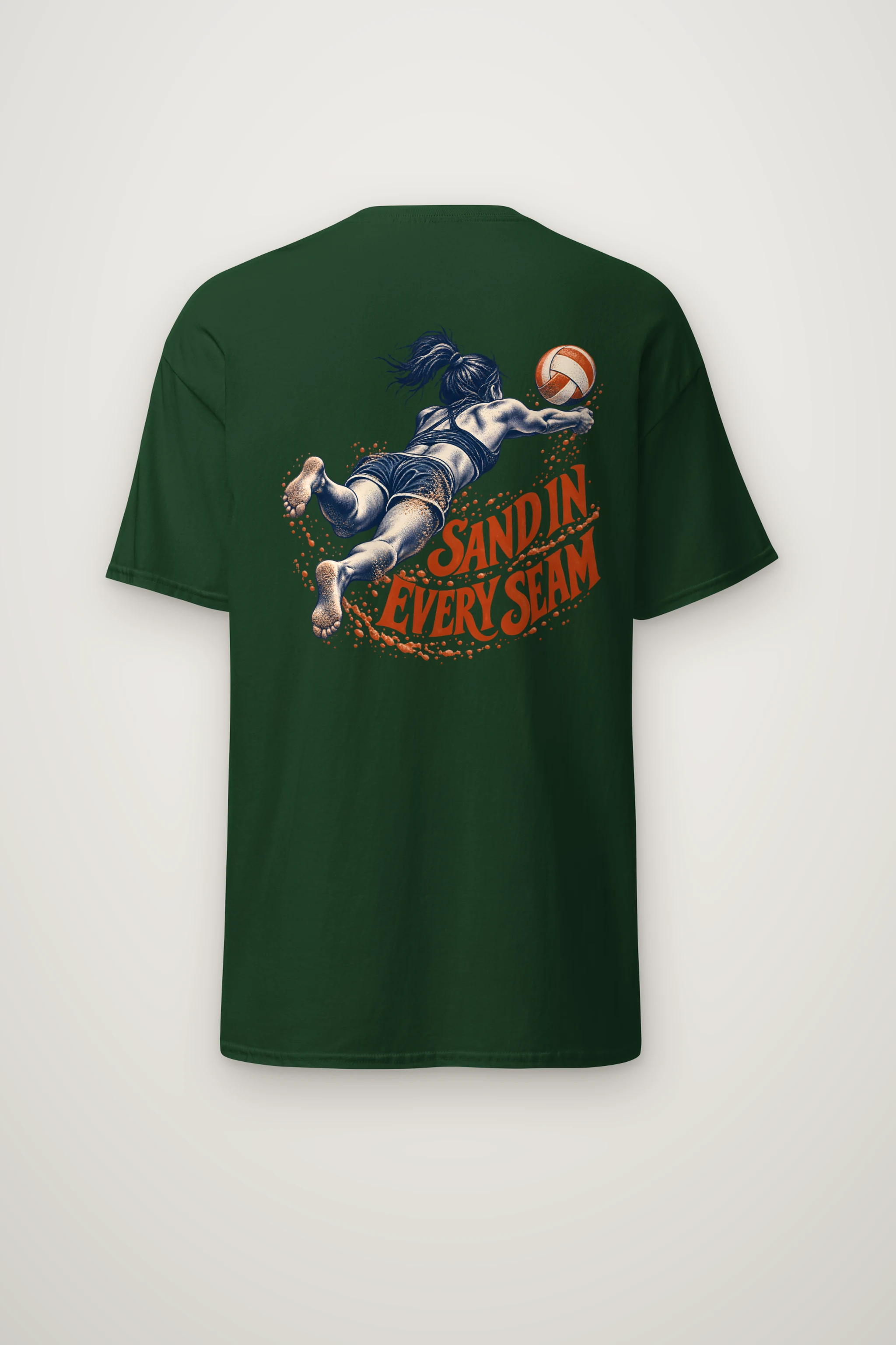 "Sand in Every Seam" Heavyweight Unisex Crewneck T-shirt