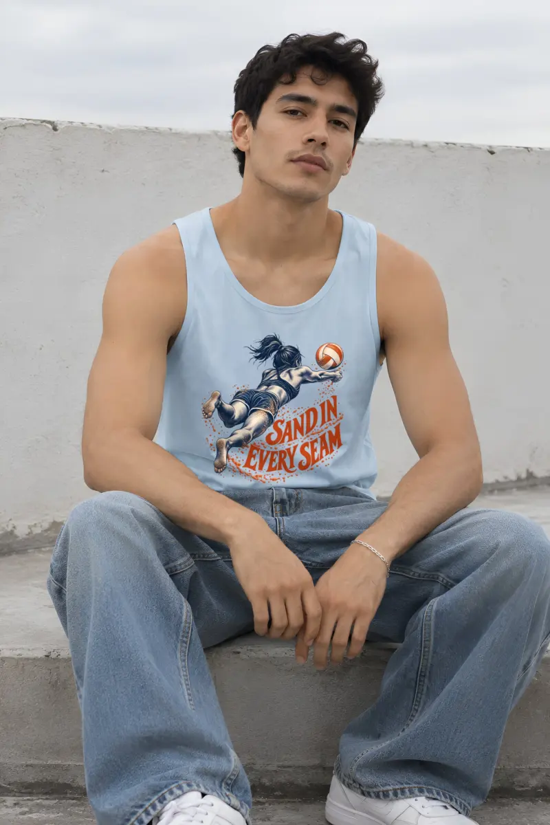 “Sand in Every Seam” Unisex Jersey Tank