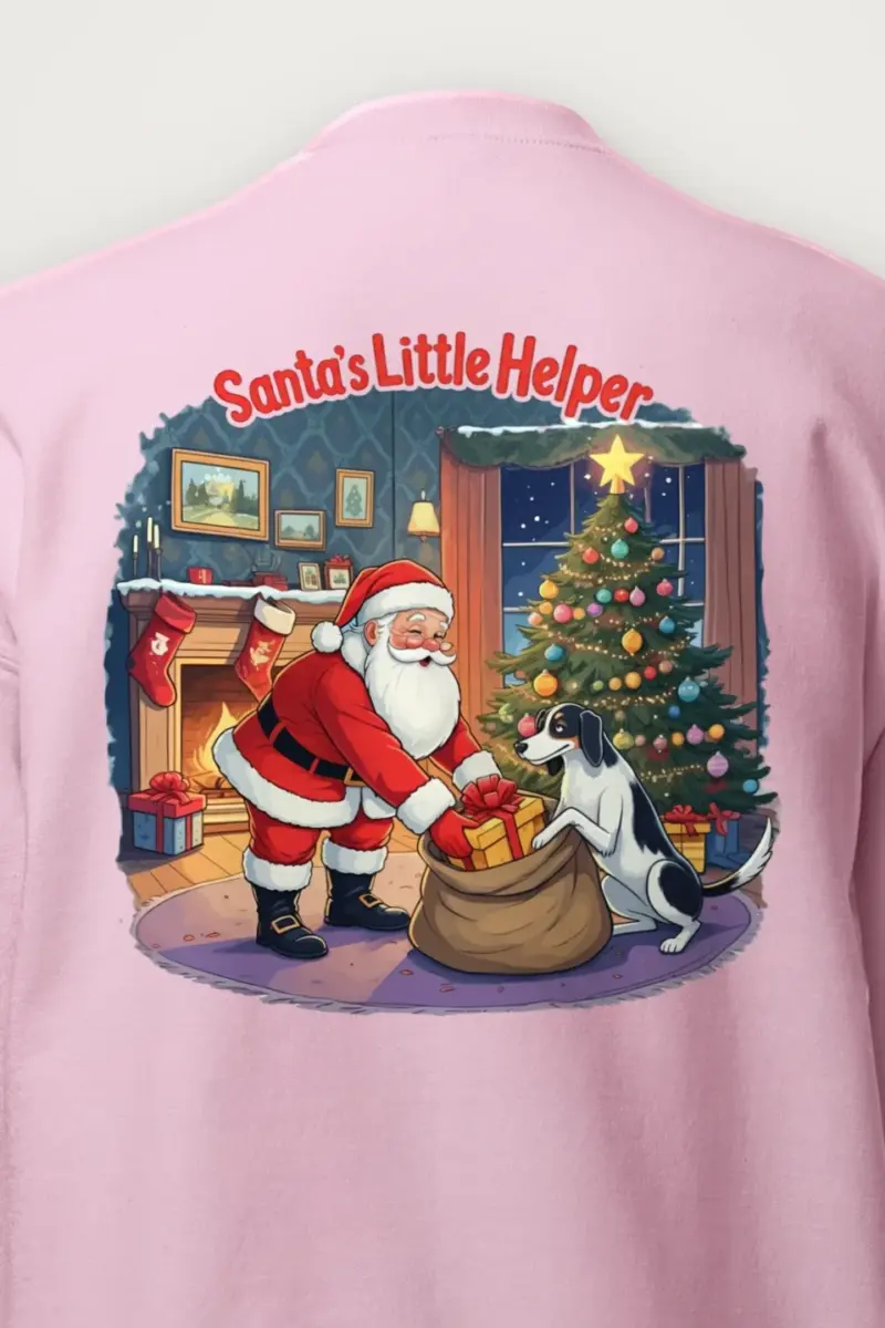 "Santa’s Little Helper" Heavy Blend Unisex Crewneck Sweatshirt