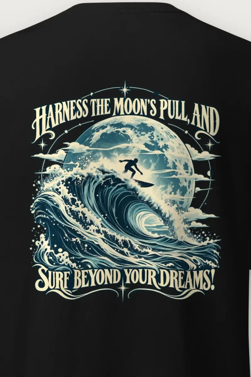 "Sasquatch Swell" Heavyweight Unisex Crewneck T-shirt
