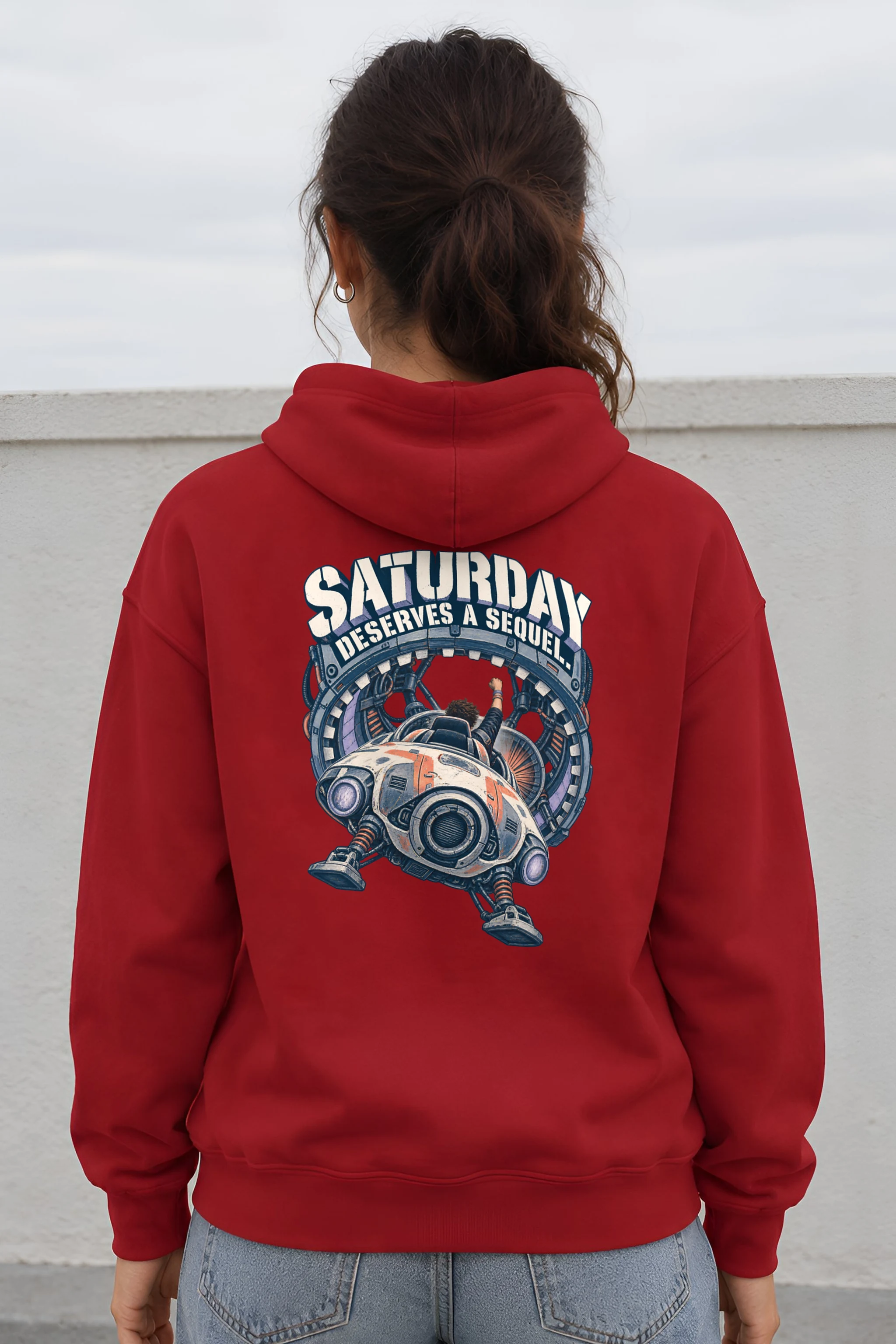 "Saturday Deserves a Sequel" Heavy Blend Unisex Pullover Hoodie