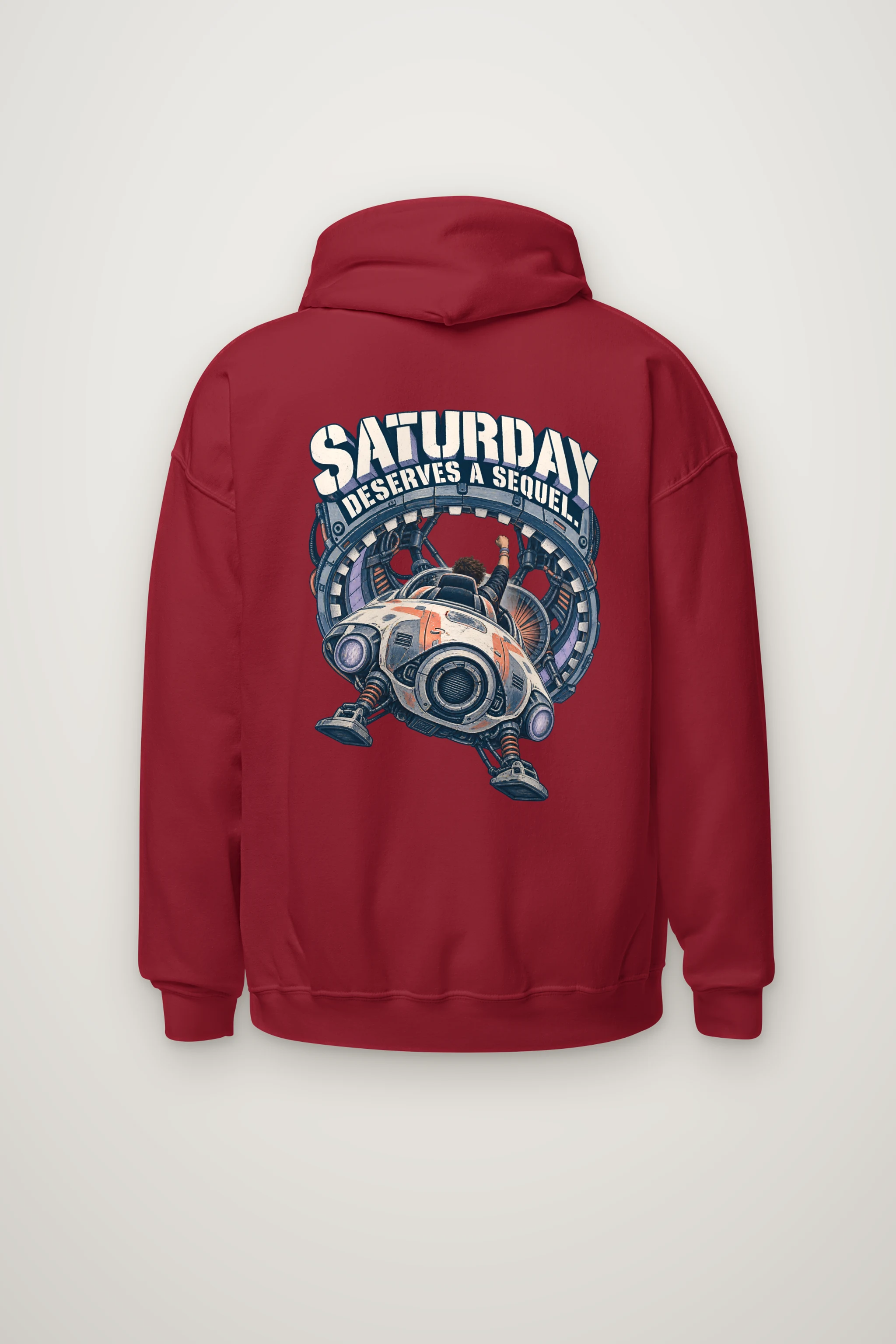 "Saturday Deserves a Sequel" Heavy Blend Unisex Pullover Hoodie