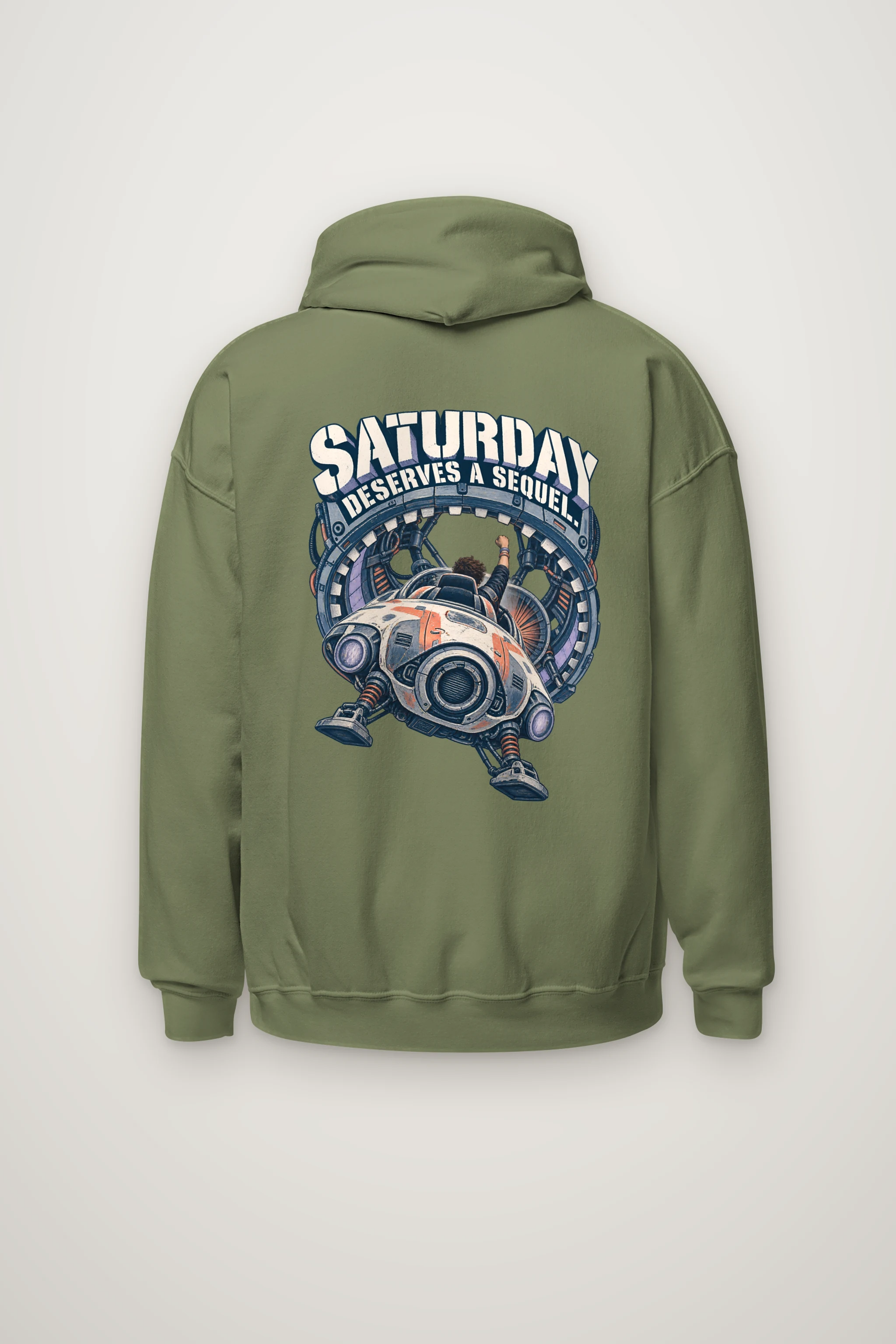 "Saturday Deserves a Sequel" Heavy Blend Unisex Pullover Hoodie