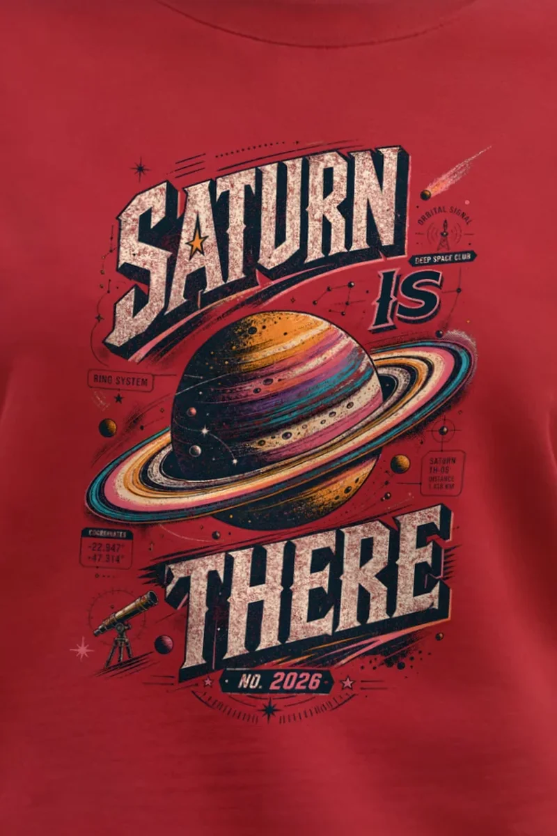 "Saturn Is There" Heavy Blend Unisex Crewneck Sweatshirt