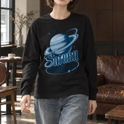 "Saturn Ring Study Society" Unisex Longsleeve T-shirt