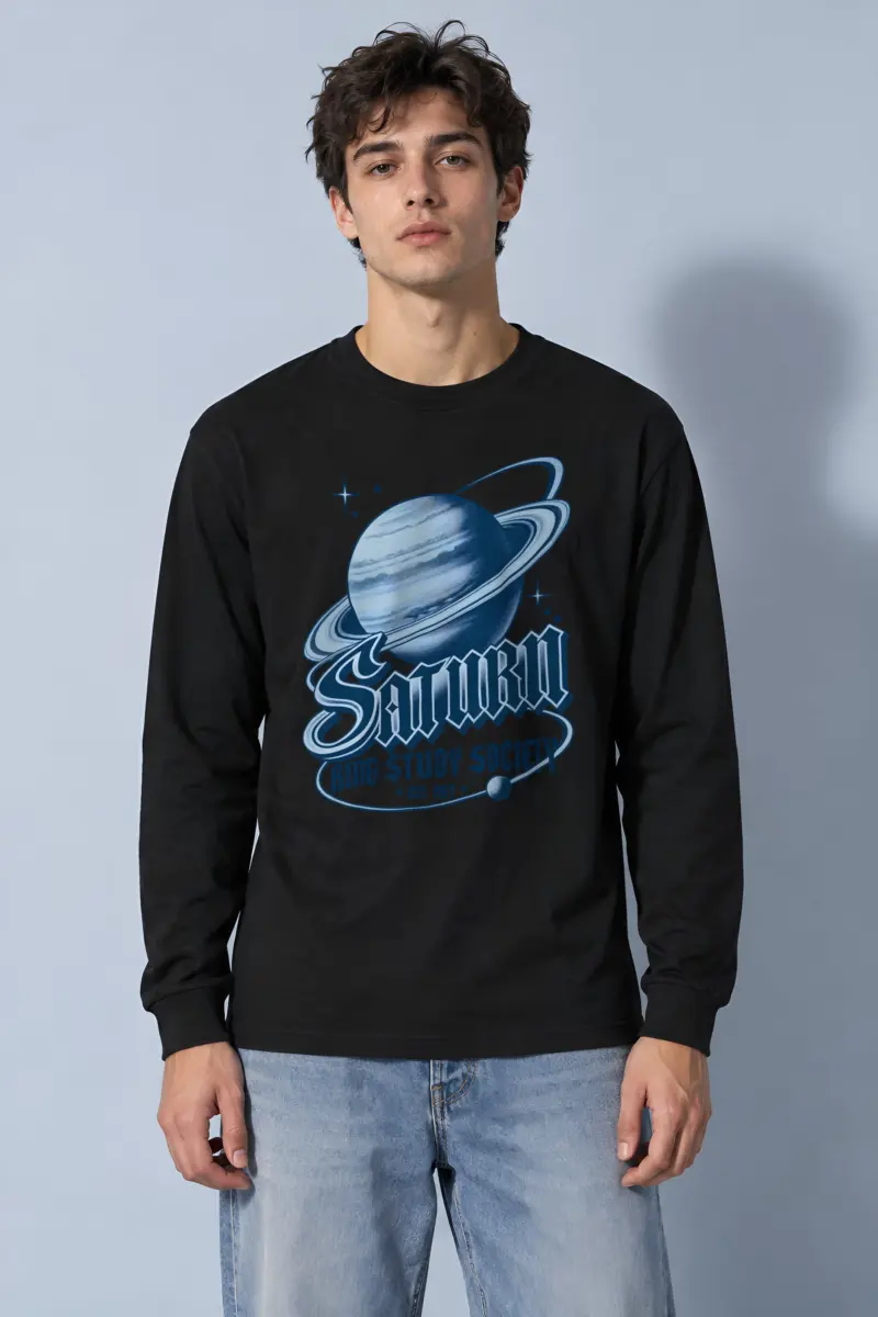 "Saturn Ring Study Society" Unisex Longsleeve T-shirt