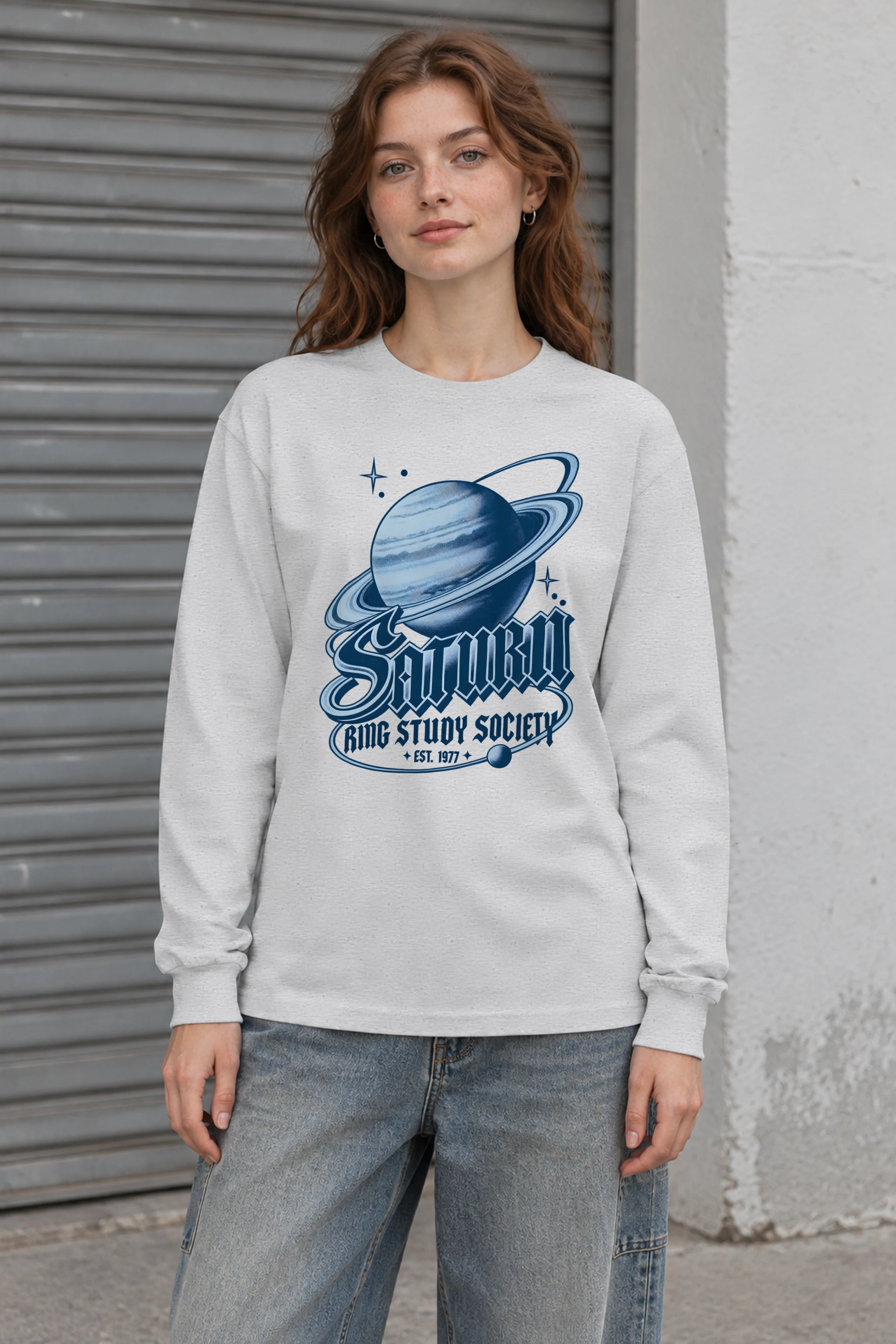 "Saturn Ring Study Society" Unisex Longsleeve T-shirt