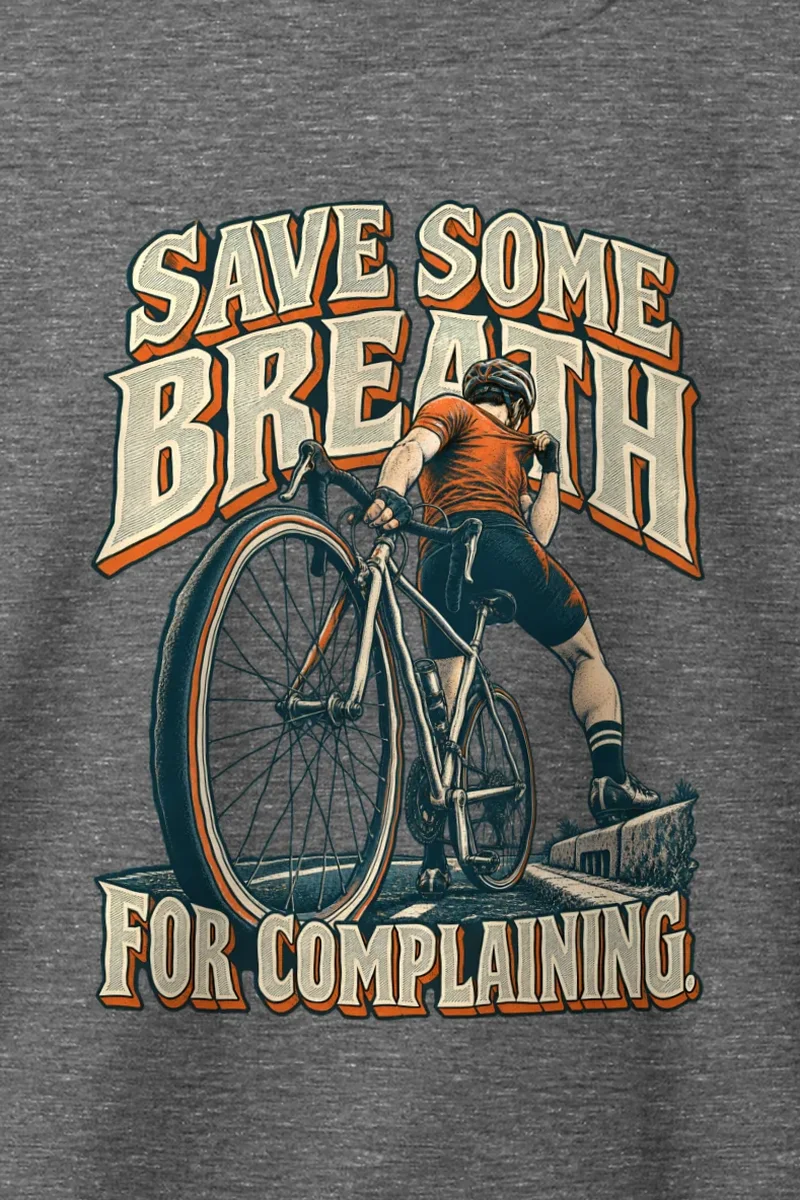"Save Some Breath" Heavy Blend Unisex Crewneck Sweatshirt - the graphic up close