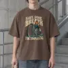 "Save Some Breath" Men's Oversized Heavyweight Crewneck T-Shirt