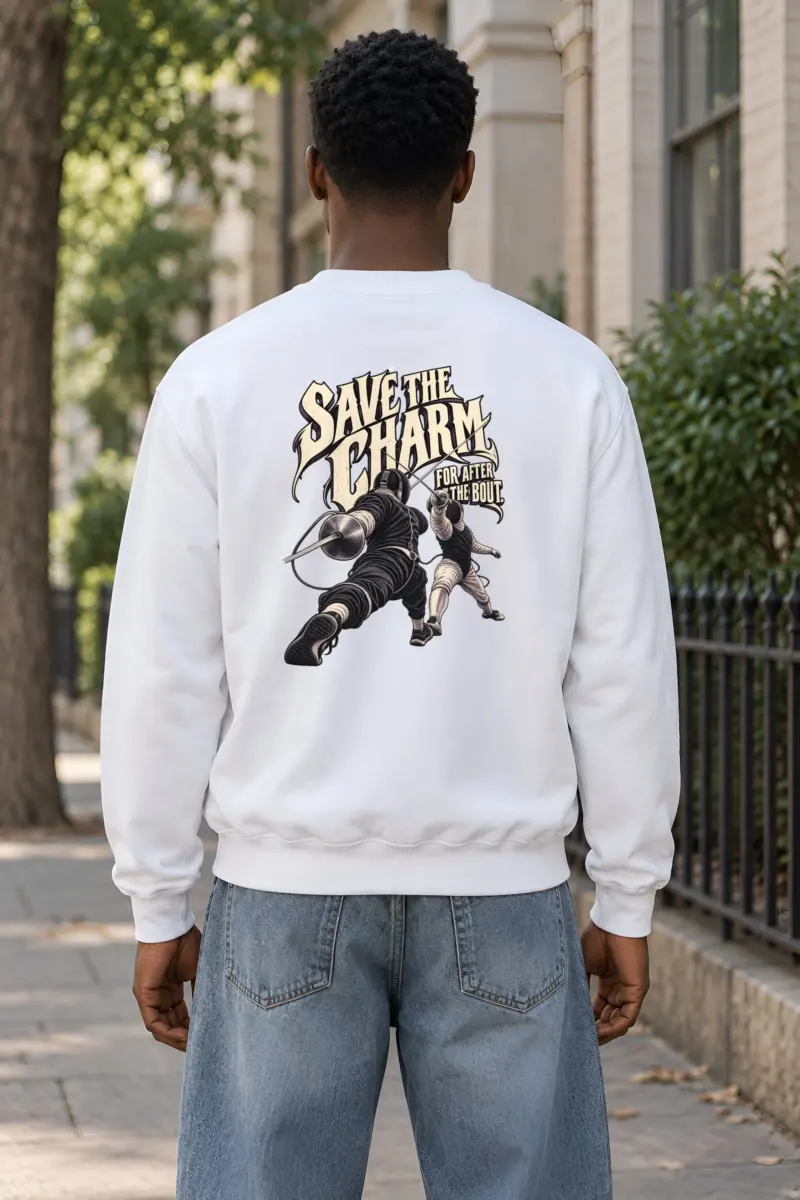 “Save the Charm” Heavy Blend Unisex Crewneck Sweatshirt